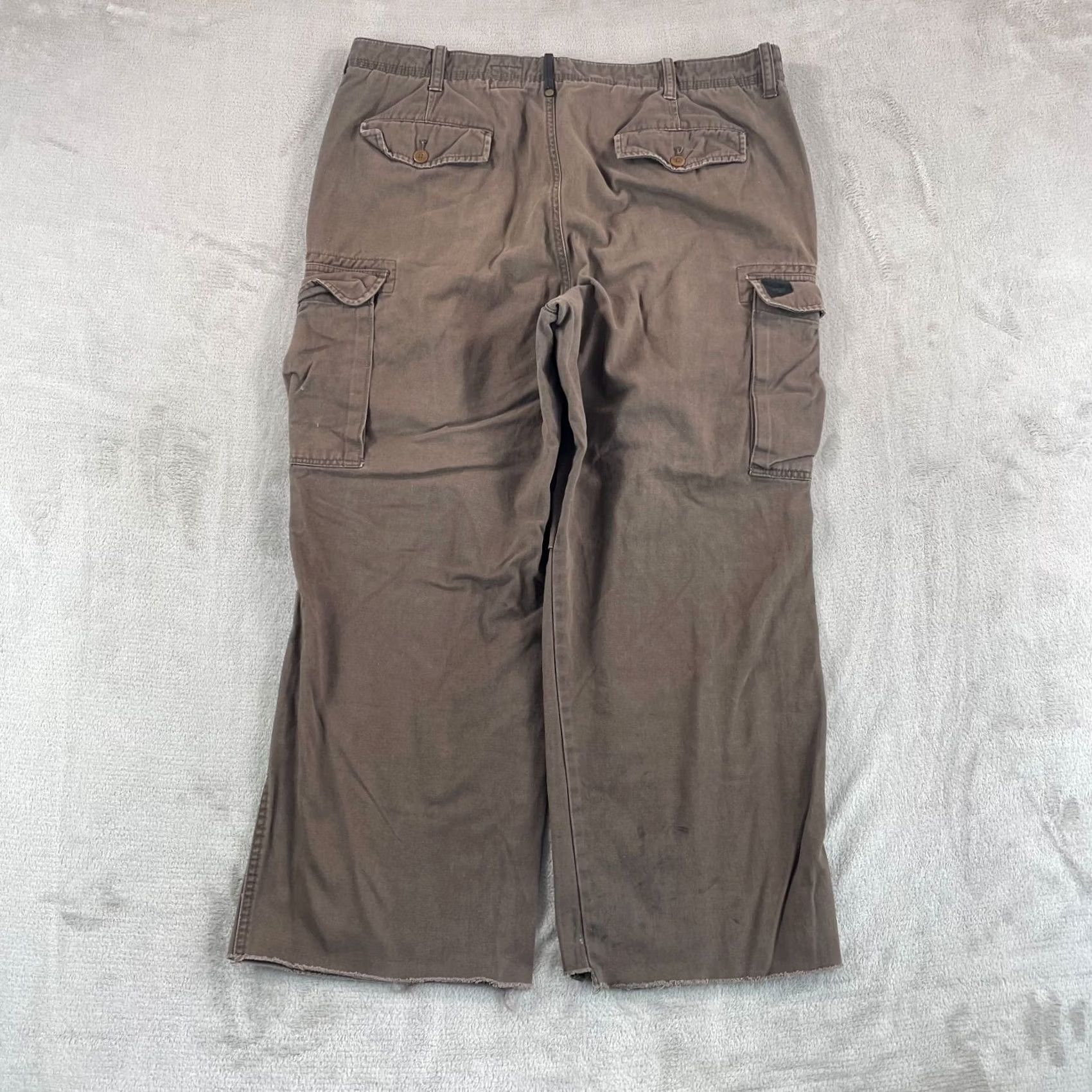 Timberland VINTAGE Timberland Cargo Pants Men 38x27 Brown Distressed Grunge Cargo Pocket 5-Pocket Relaxed Straight Denim? Size US 38 / EU 54 - 6 Thumbnail