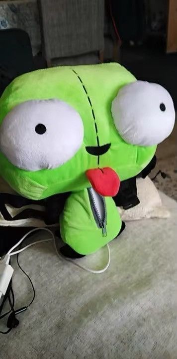 Japanese Brand 35cm "Alien Invader ZIM" Stuffed Plush Backpack Size ONE SIZE - 8 Thumbnail