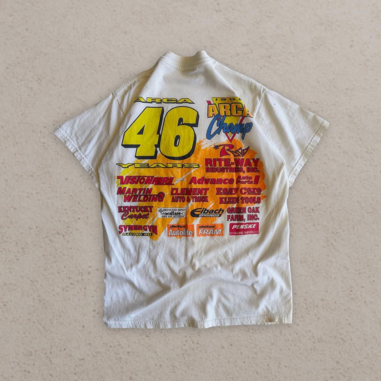 NASCAR 🏁 1998 ARCA Champs NASCAR "Summer" Indy 500 Tee Size US M / EU 48-50 / 2 - 2 Thumbnail
