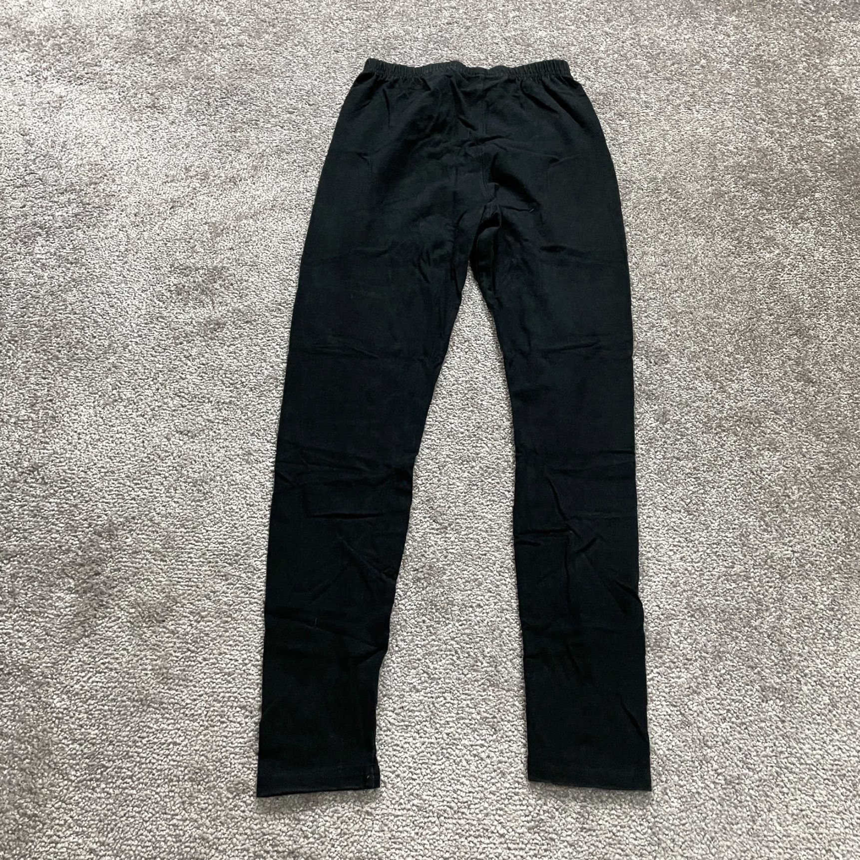 Eddie Bauer Eddie Bauer Leggings Womens Medium Solid Black Stretch Active Comfort Slimming Regular 22x25 Size 32" / US 10 / IT 46 - 2 Thumbnail