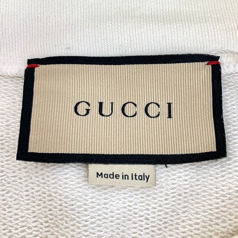 Gucci Gucci Beige bear letter printed cotton round-neck long-sle Size L / US 10 / IT 46 - 6 Thumbnail