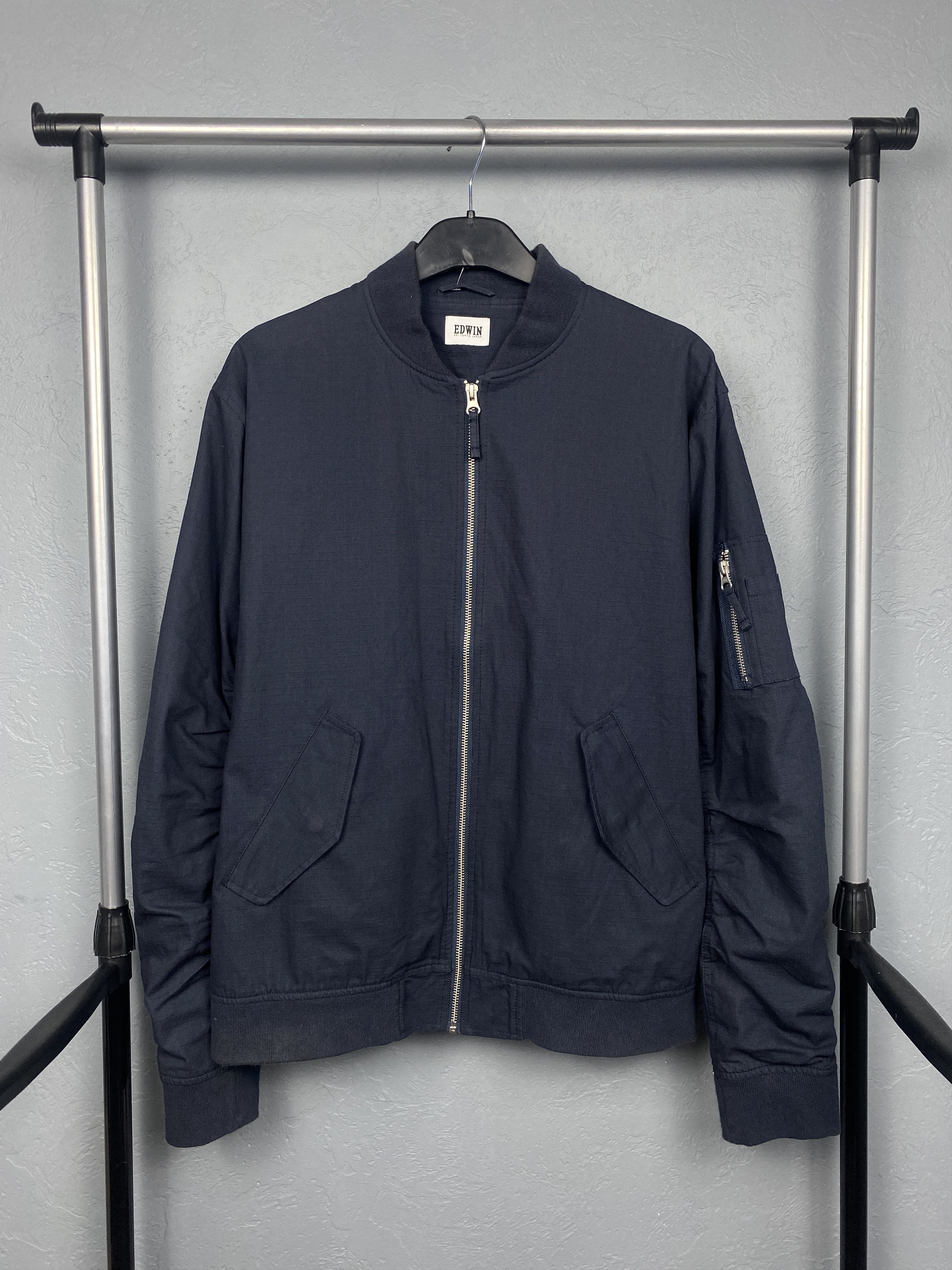 Edwin Edwin Vintage Mens Flight Bomber Jacket Y2K Size US L / EU 52-54 / 3 - 1 Thumbnail