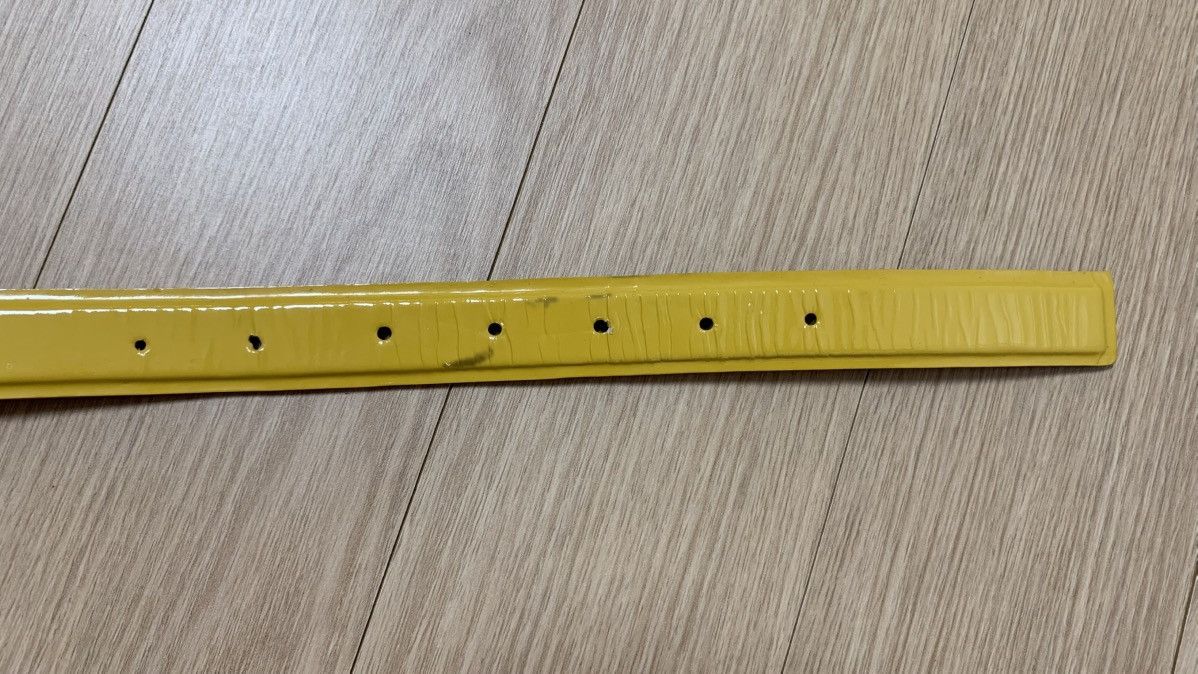 3.1 Phillip Lim 3.1 Phillip Lim Bright Yellow Glossy Belt Rare Size 30 - 9 Thumbnail