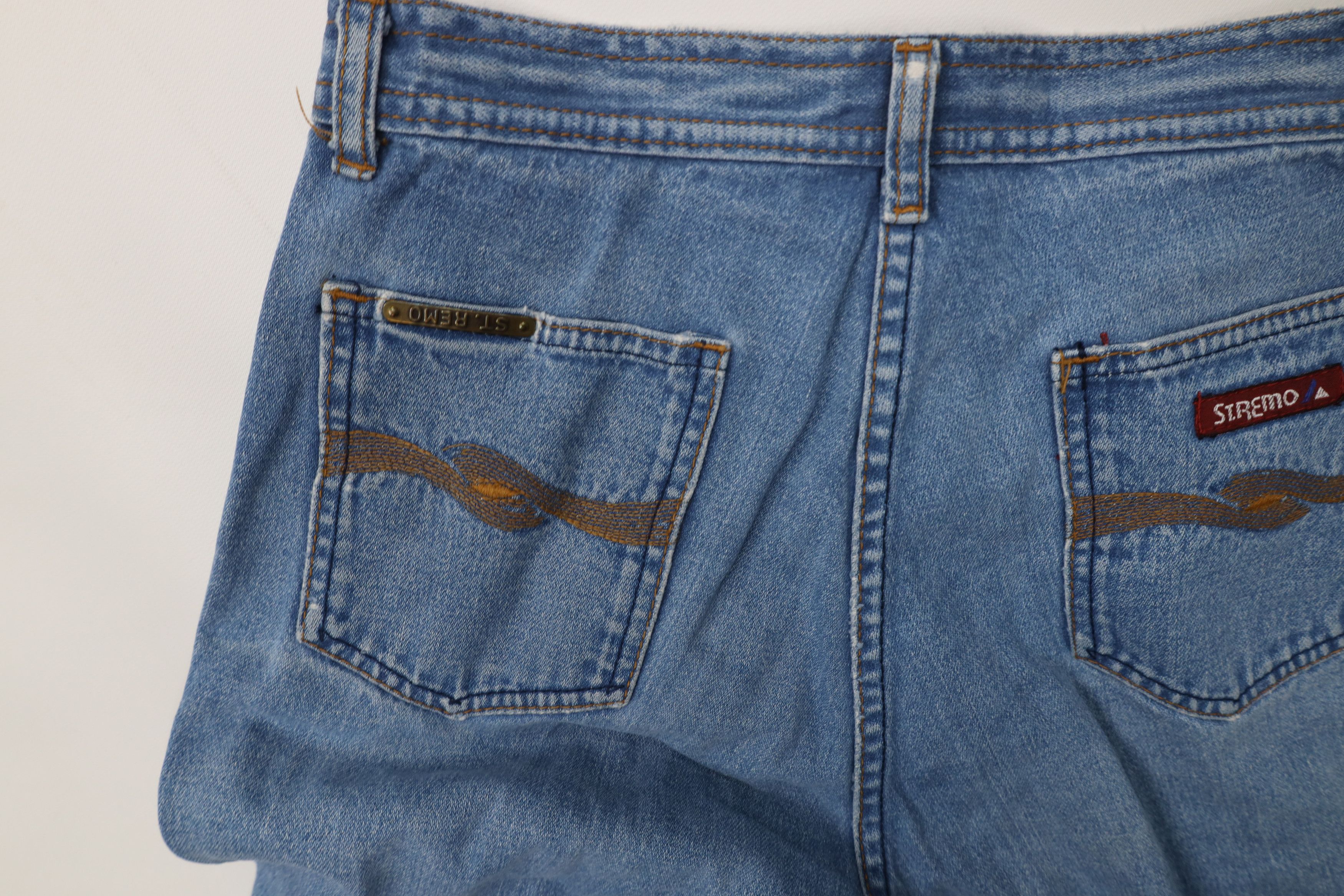 Vintage Vintage 90s Streetwear Straight Leg Denim Jeans Blue Cotton Size 34" / US 12 / IT 48 - 15 Thumbnail