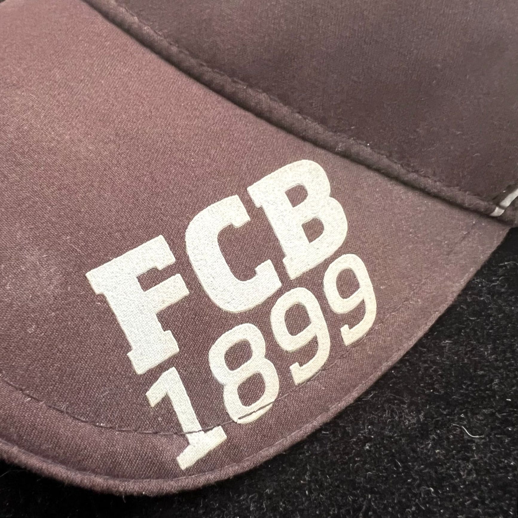 Vintage FC Barcelona Soccer 1899 Adjustable Cap Hat Trucker Black Size ONE SIZE - 3 Thumbnail