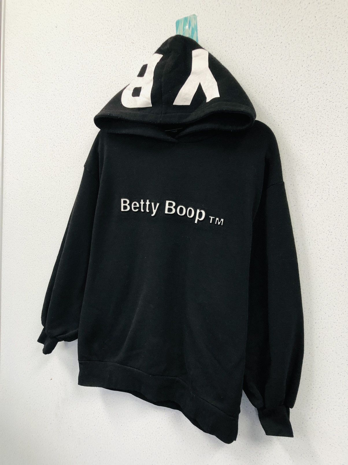 STRANGE MATTER Betty Boops Big SpellOut Sweatshirt Size US L / EU 52-54 / 3 - 9 Thumbnail