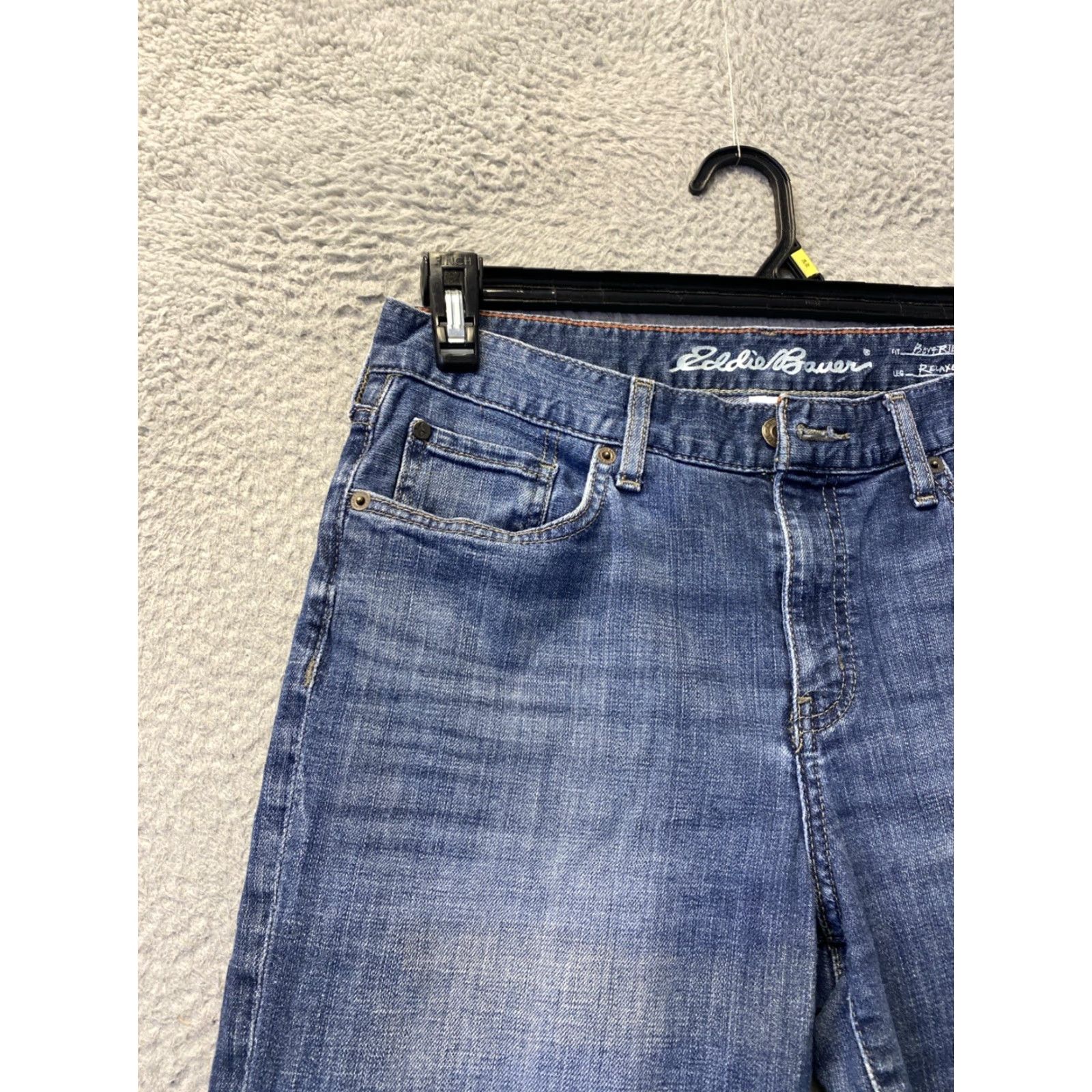 Eddie Bauer Eddie Bauer Boyfriend Jeans Womens 6 Mid Rise Stretch 163-26 Size 28" / US 6 / IT 42 - 3 Thumbnail