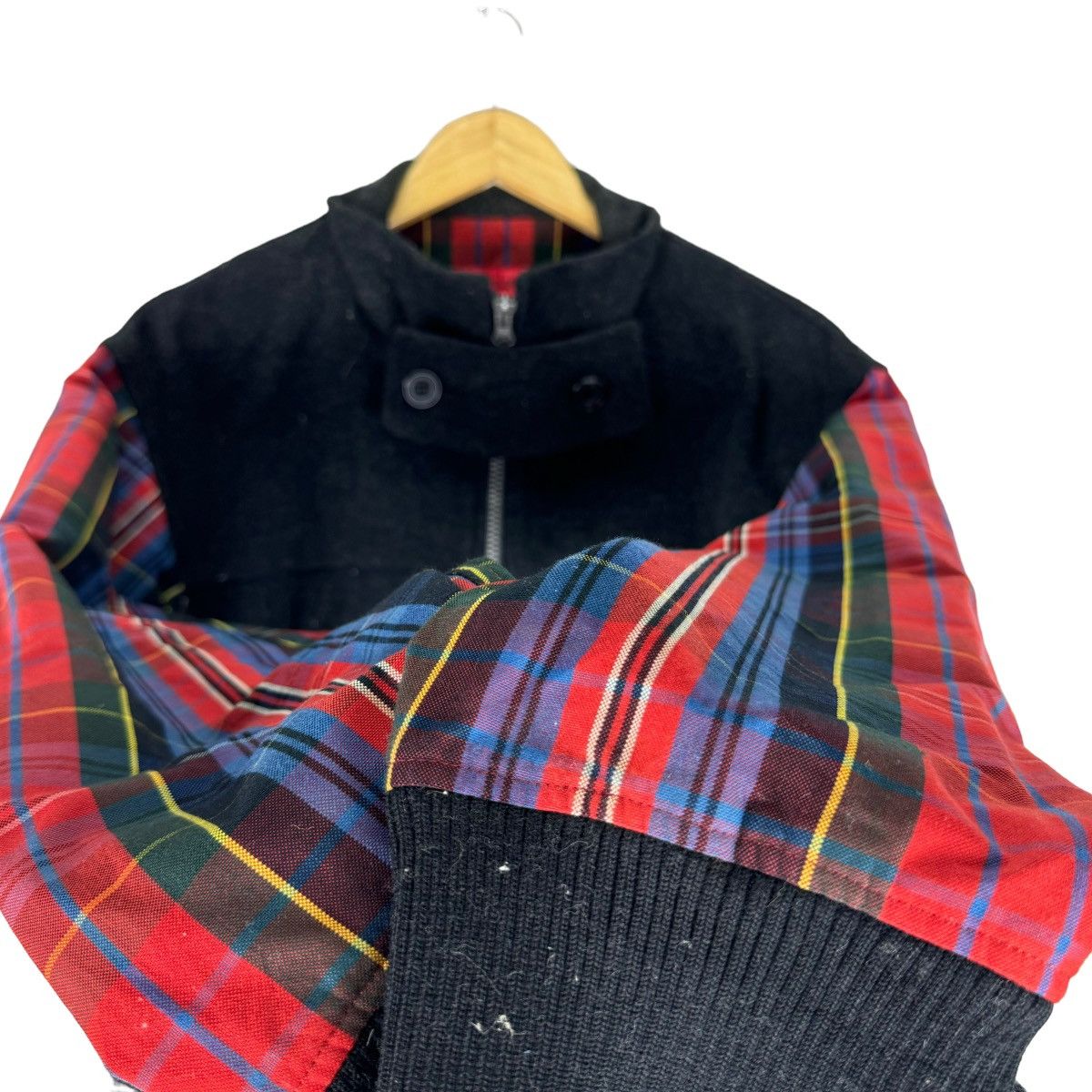 Japanese Brand ❄️INTERLINEAIRE HOMME MASATSUGU MIYAMOTO TARTAN ZIP JACKET Size US L / EU 52-54 / 3 - 6 Thumbnail