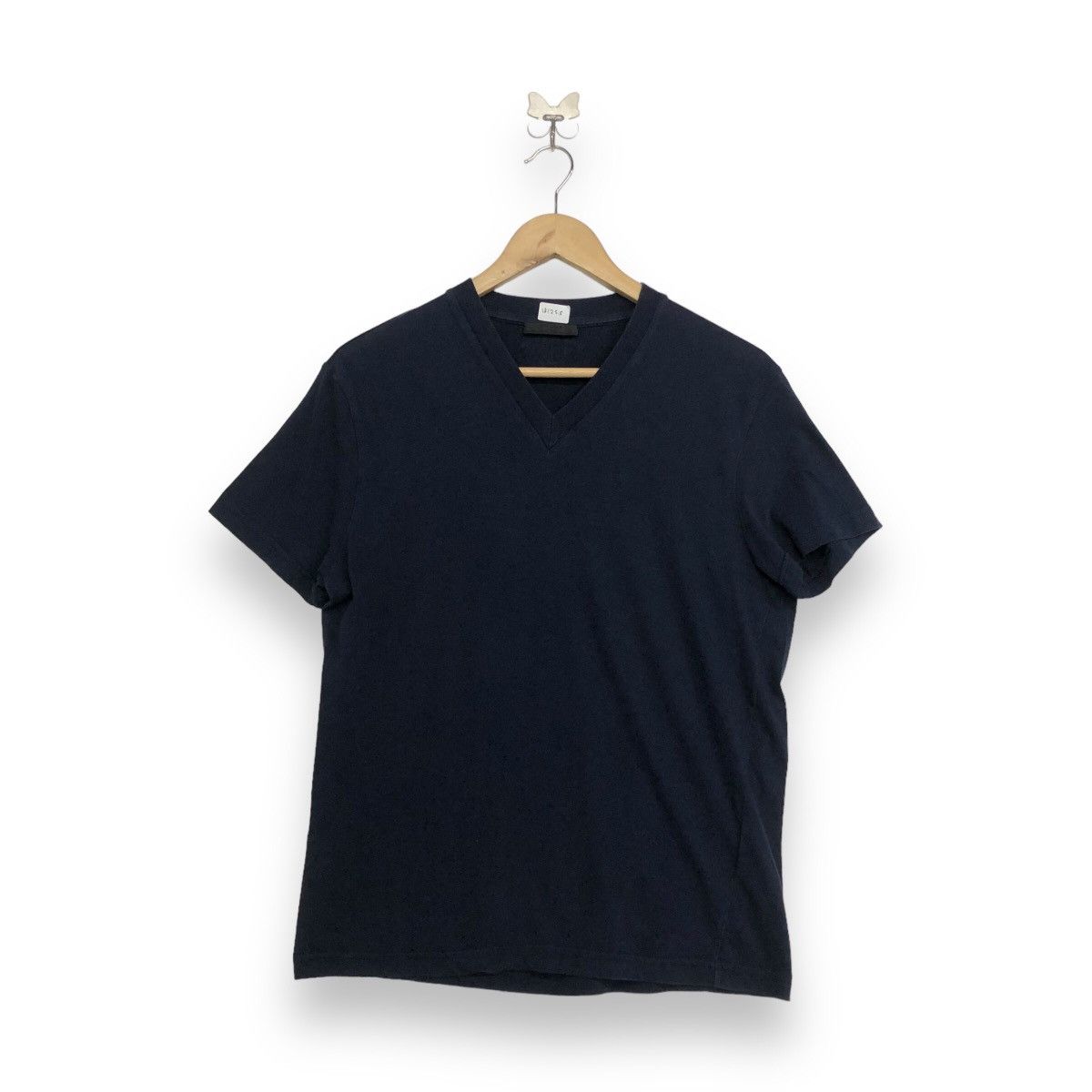 Prada V Neck Plain T-shirt