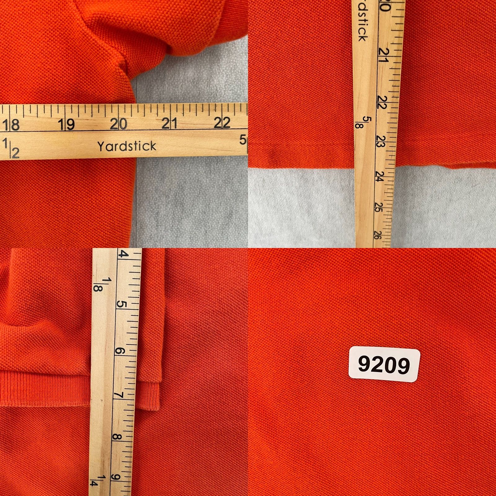 Ralph Lauren Rugby Ralph Lauren Shirt Adult Large Orange Polo Collar Button Short Sleeve Mens Size US L / EU 52-54 / 3 - 8 Thumbnail