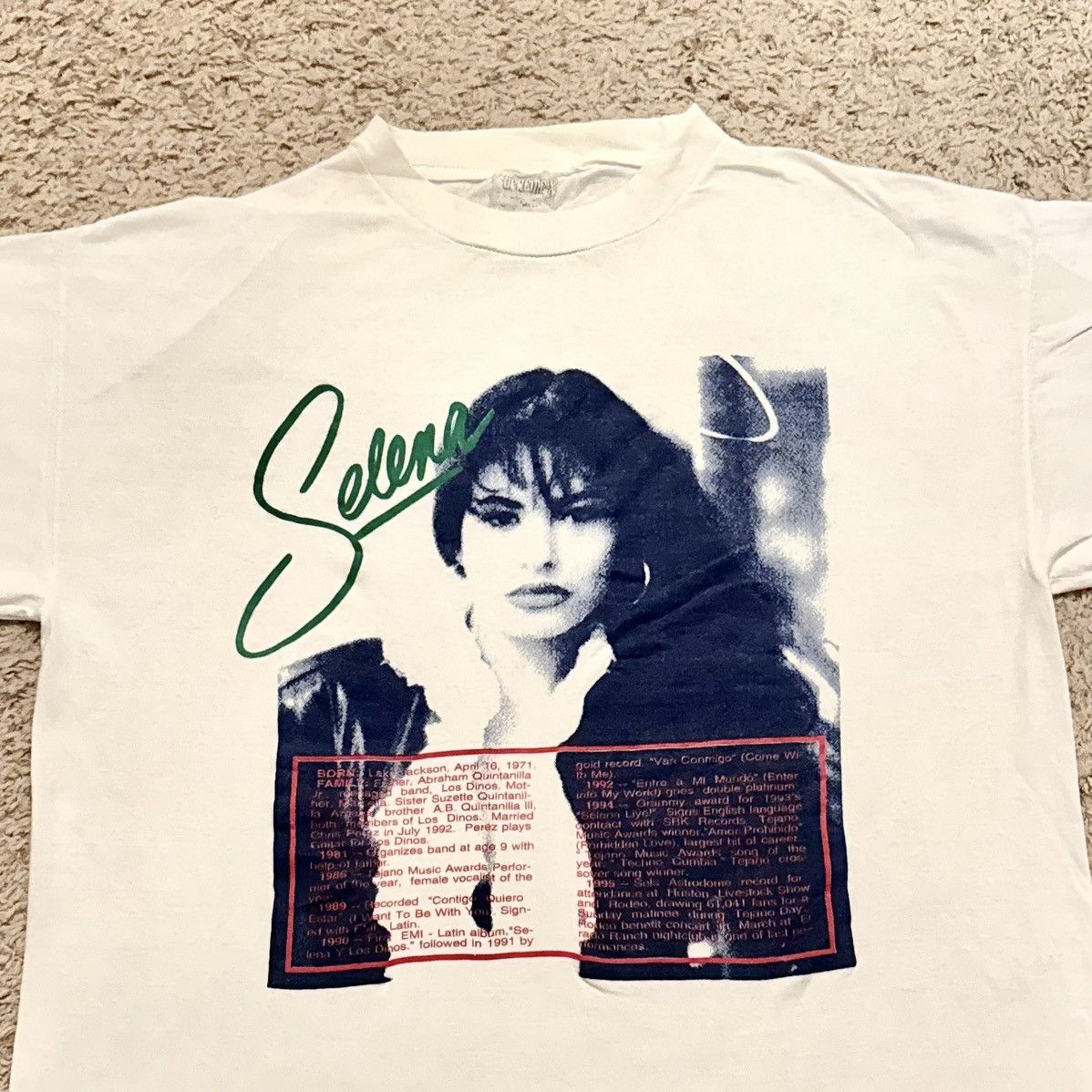 Vintage Vintage 90s Selena Memorial Tee XL Size US XL / EU 56 / 4 - 4 Thumbnail