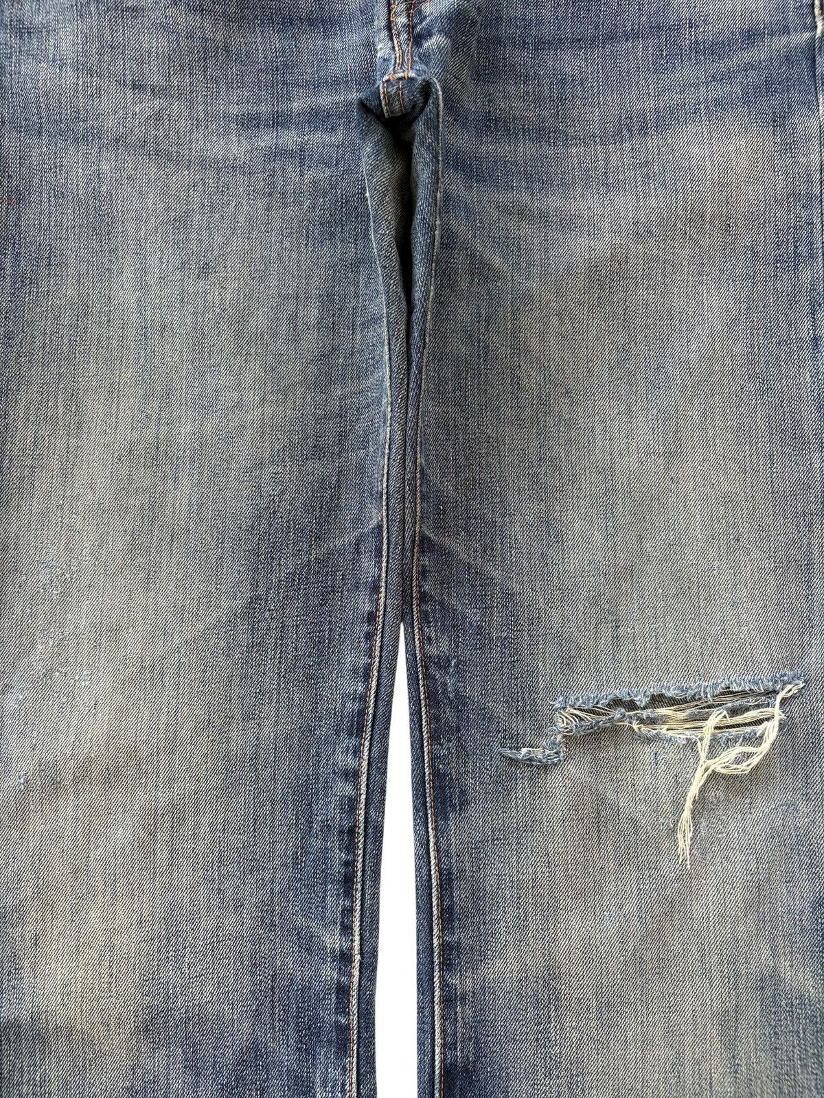 Levi's Y2K Levis 501 Mud Wash Distress Loose Jeans Size US 33 - 4 Thumbnail