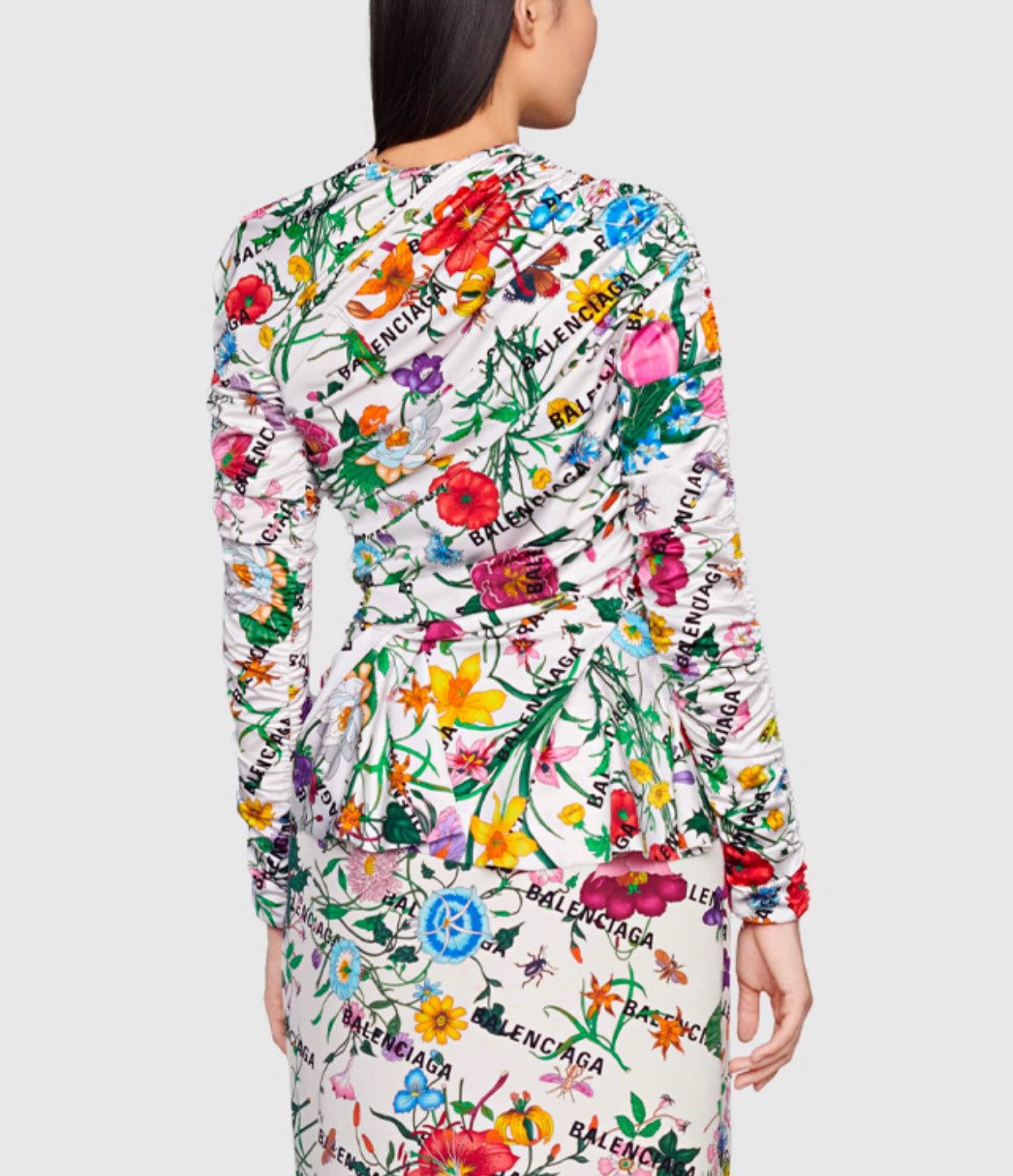 Balenciaga × Gucci Gucci X Balenciaga Blouse NWT Size XS / US 0-2 / IT 36-38 - 10 Thumbnail