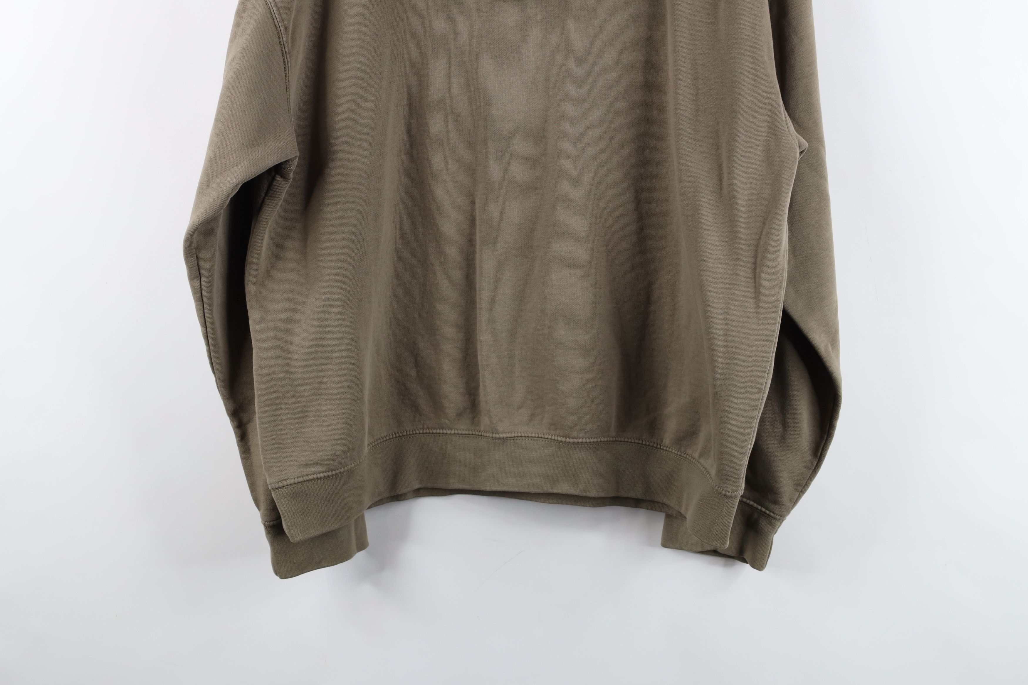 Vintage Vintage Y2K Streetwear Blank Hoodie Sweatshirt Olive Green Size US M / EU 48-50 / 2 - 15 Thumbnail