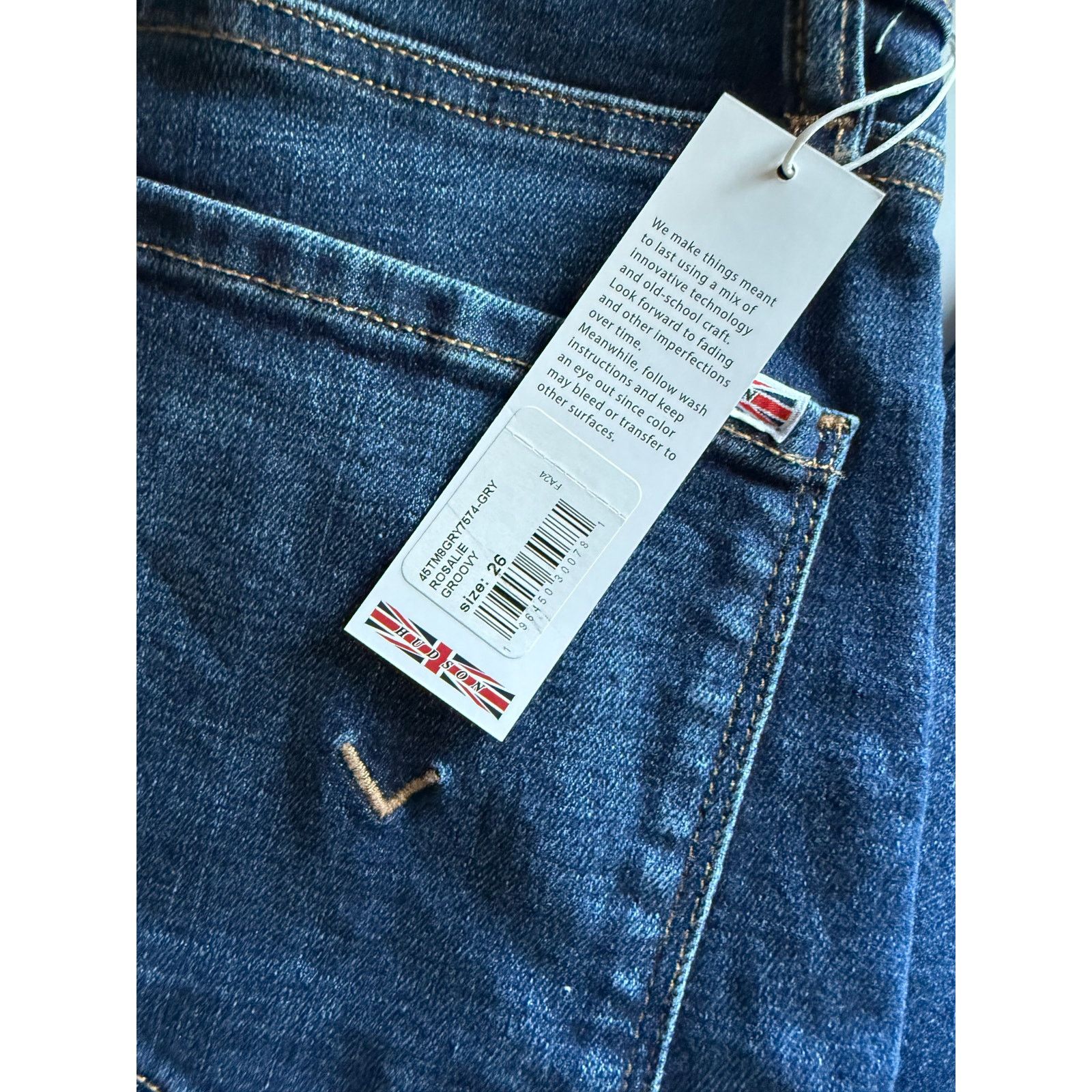Hudson $195 New Hudson Rosalie High Waist Wide Leg Jeans - 26 Size 26" / US 2 / IT 38 - 7 Thumbnail