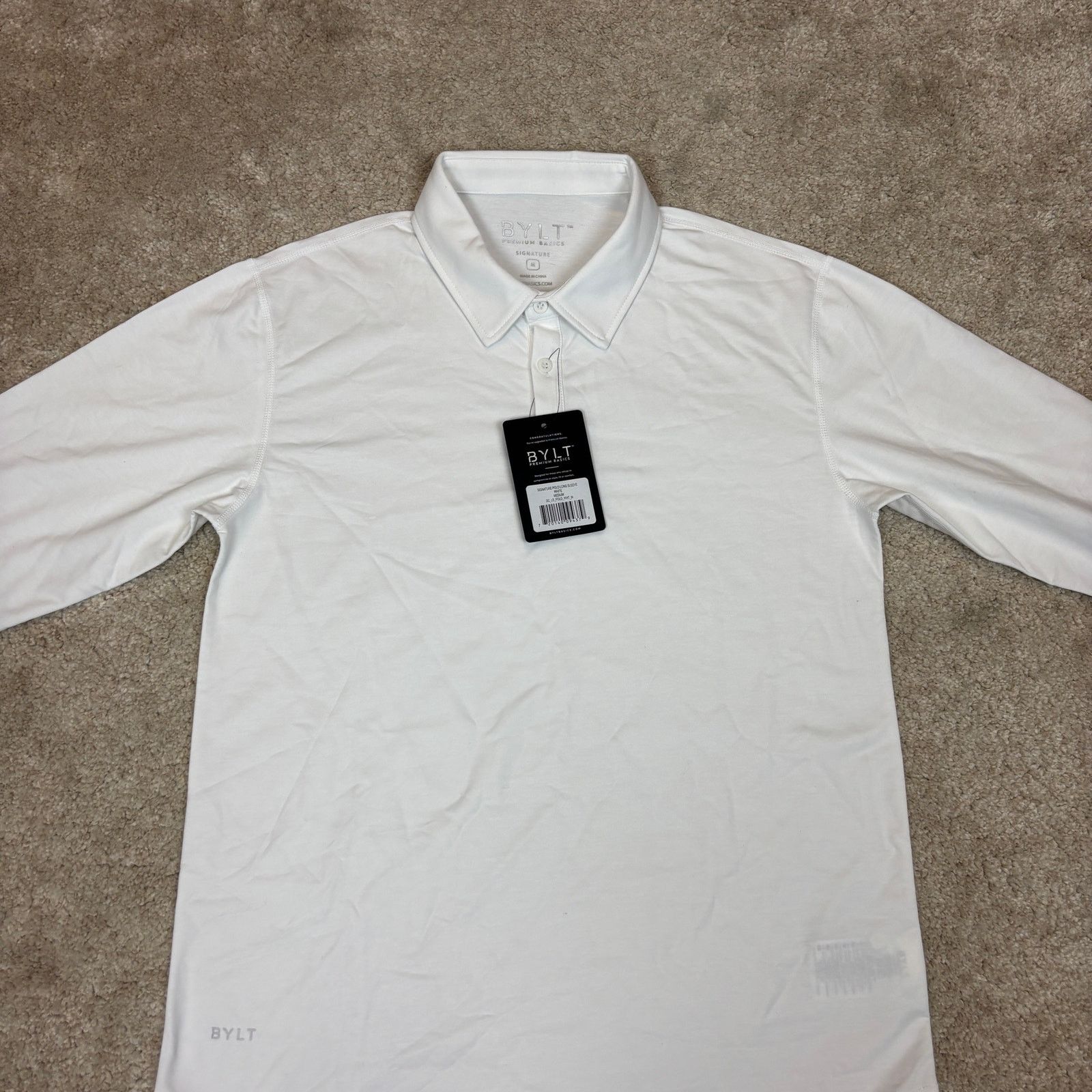 Other Bylt Signature Polo Long Sleeve Shirt Men's Medium Preppy Size US M / EU 48-50 / 2 - 2 Thumbnail