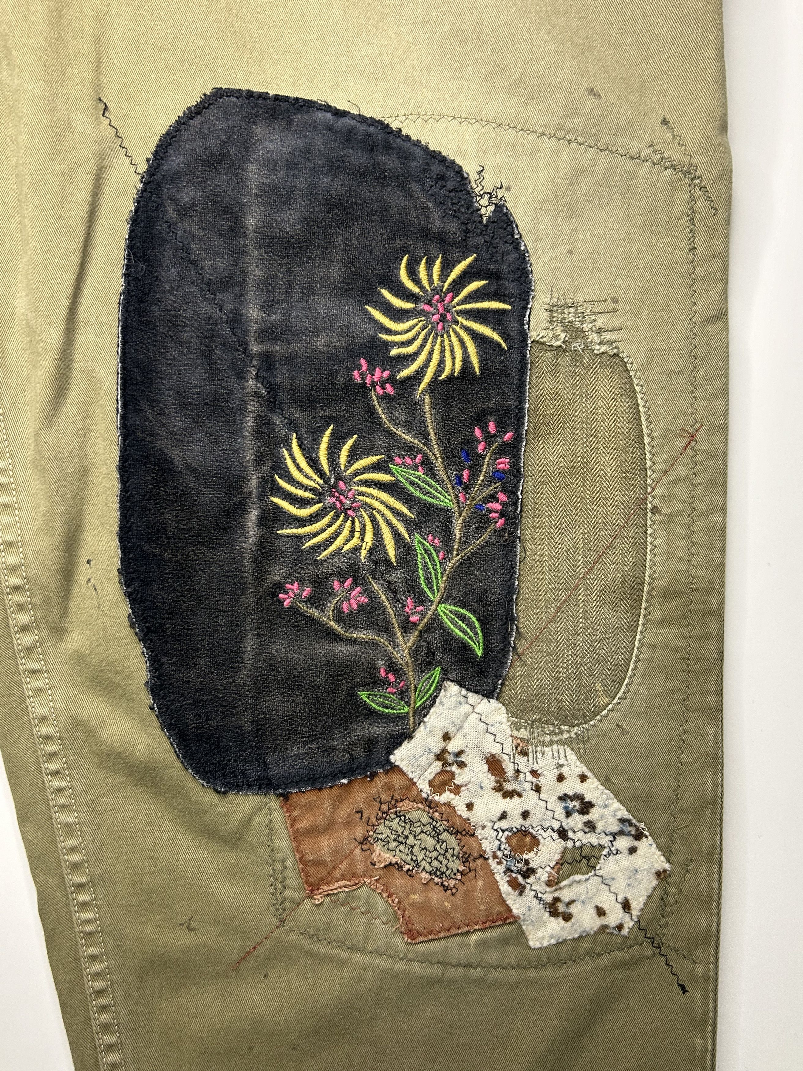 Kapital Kapital Smile Patchwork Pants (1326) Size US 33 - 11 Thumbnail