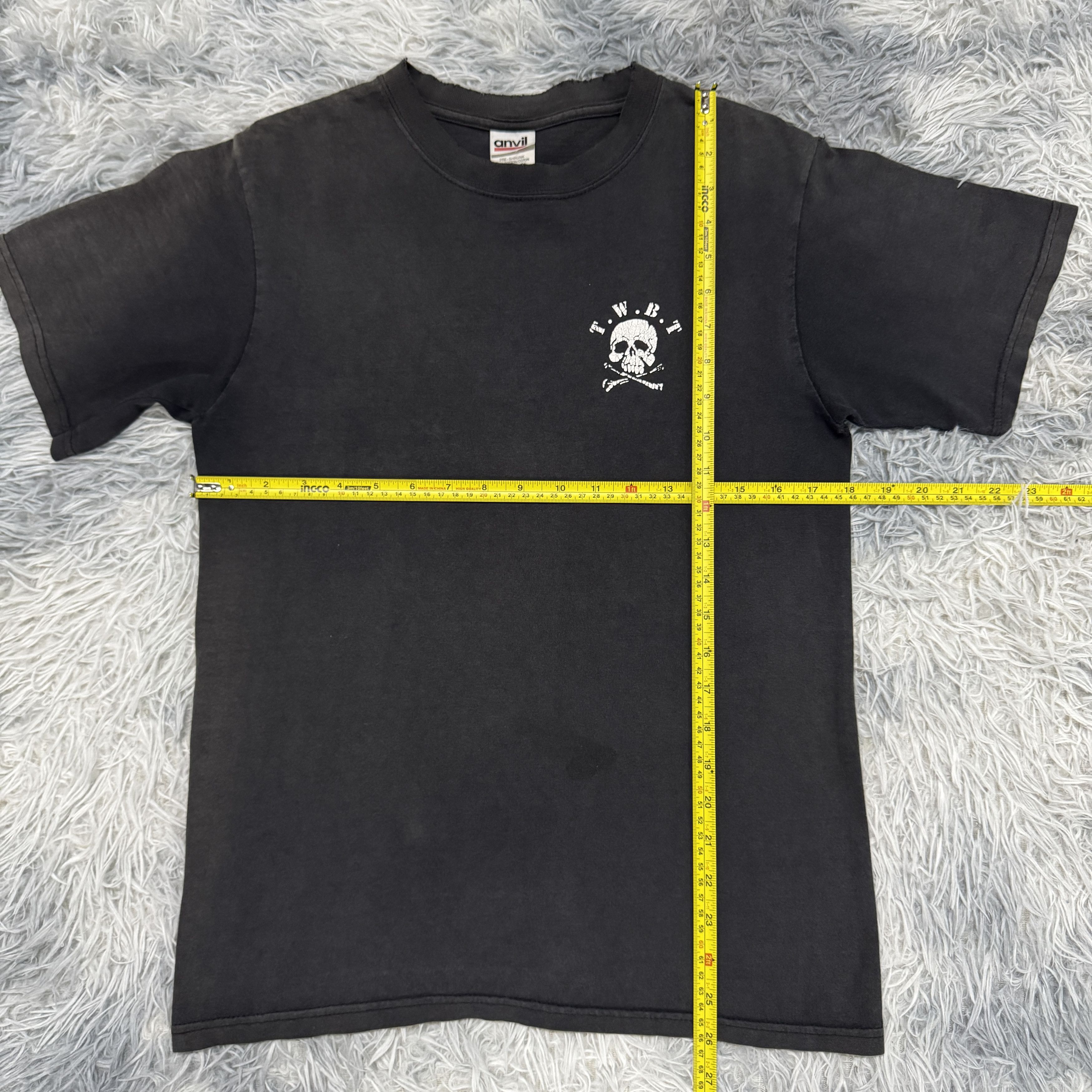 Japanese Brand Vintage "Bakudan Sensya Stand Up River" Sunfaded Tshirt Size US S / EU 44-46 / 1 - 6 Thumbnail