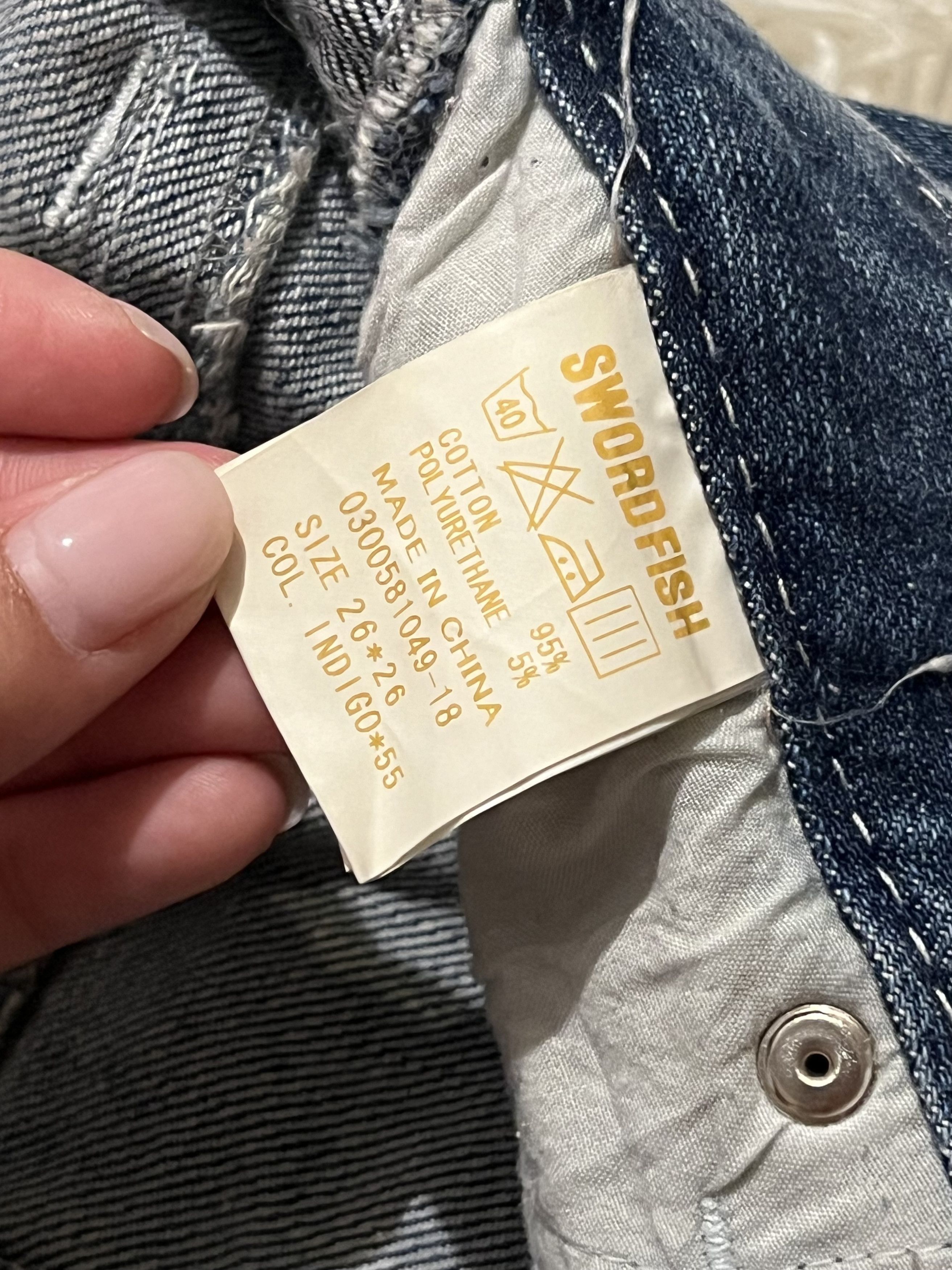 激レア Japanese label 00s suspenders Jeans B-1969-XX-RR2011-680 One-Washed Cinch buckle Jeans made with