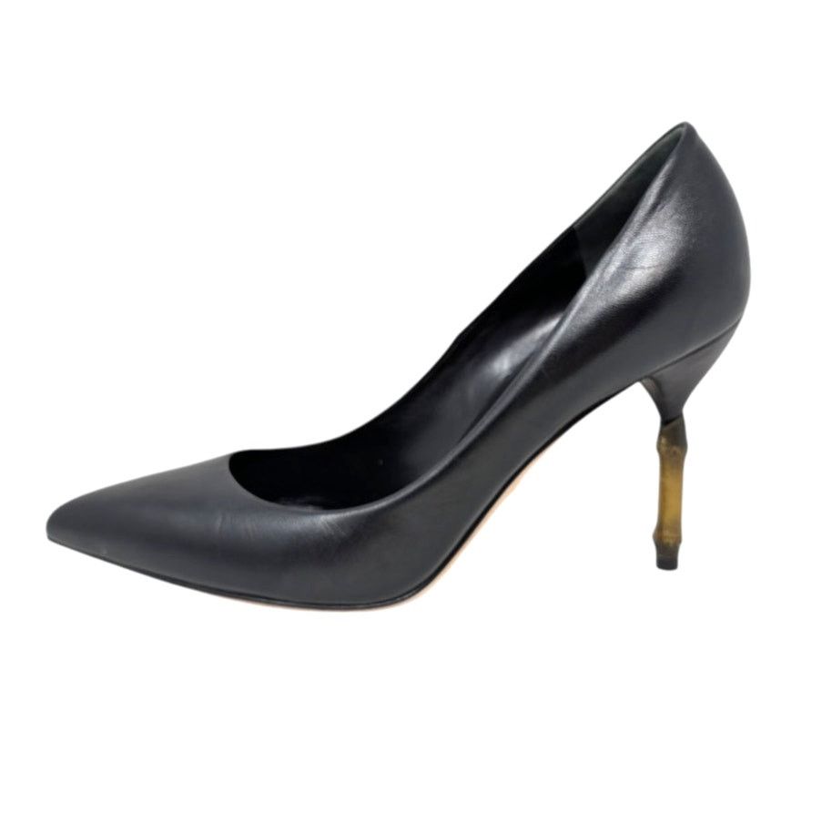 Gucci Archive Gucci square toe block heel pumps mules | Grailed