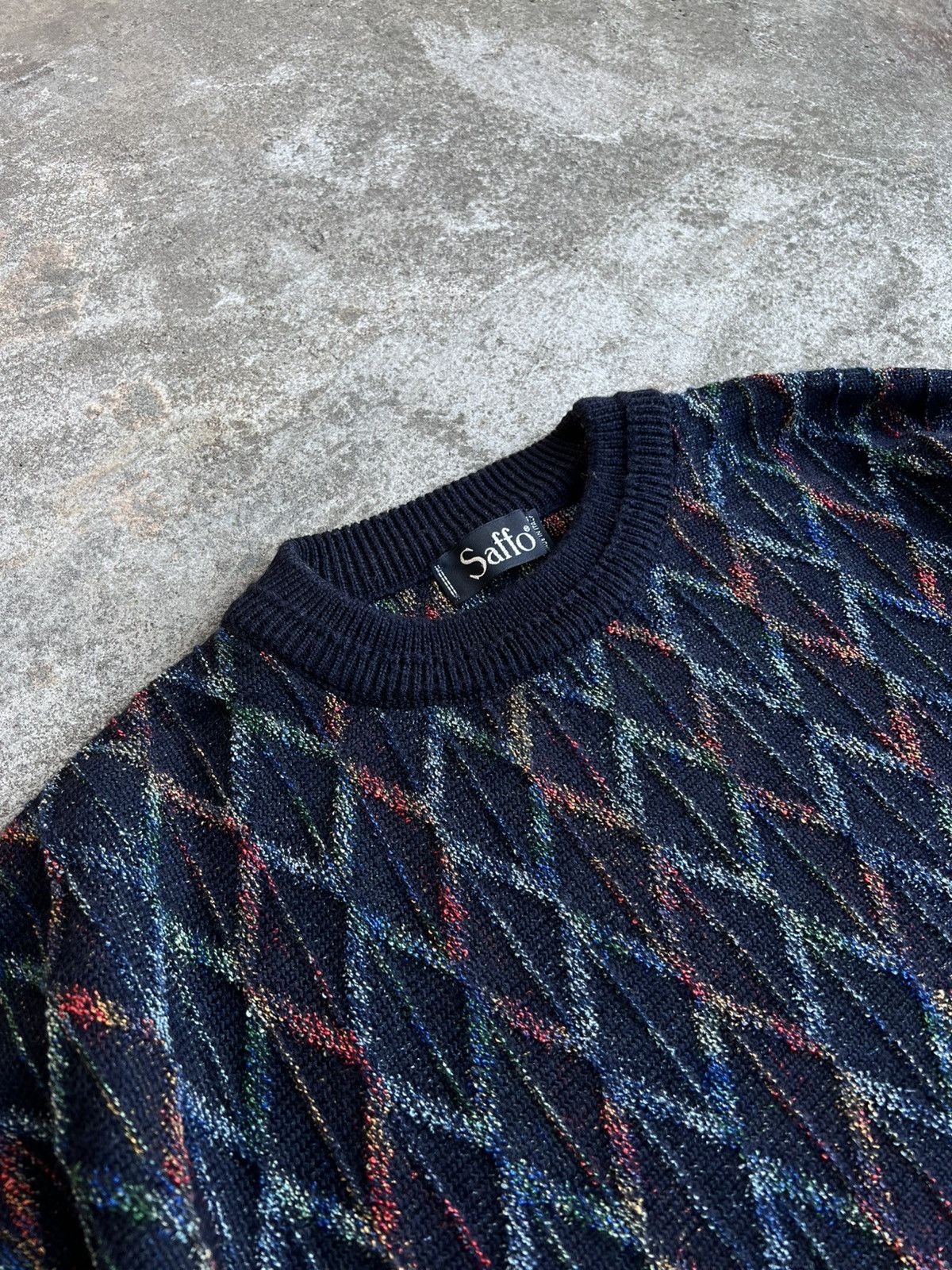Coogi × Vintage CRAZY COOGI STYLE VINTAGE SWEATER 3d knit Y2K Size US L / EU 52-54 / 3 - 5 Thumbnail