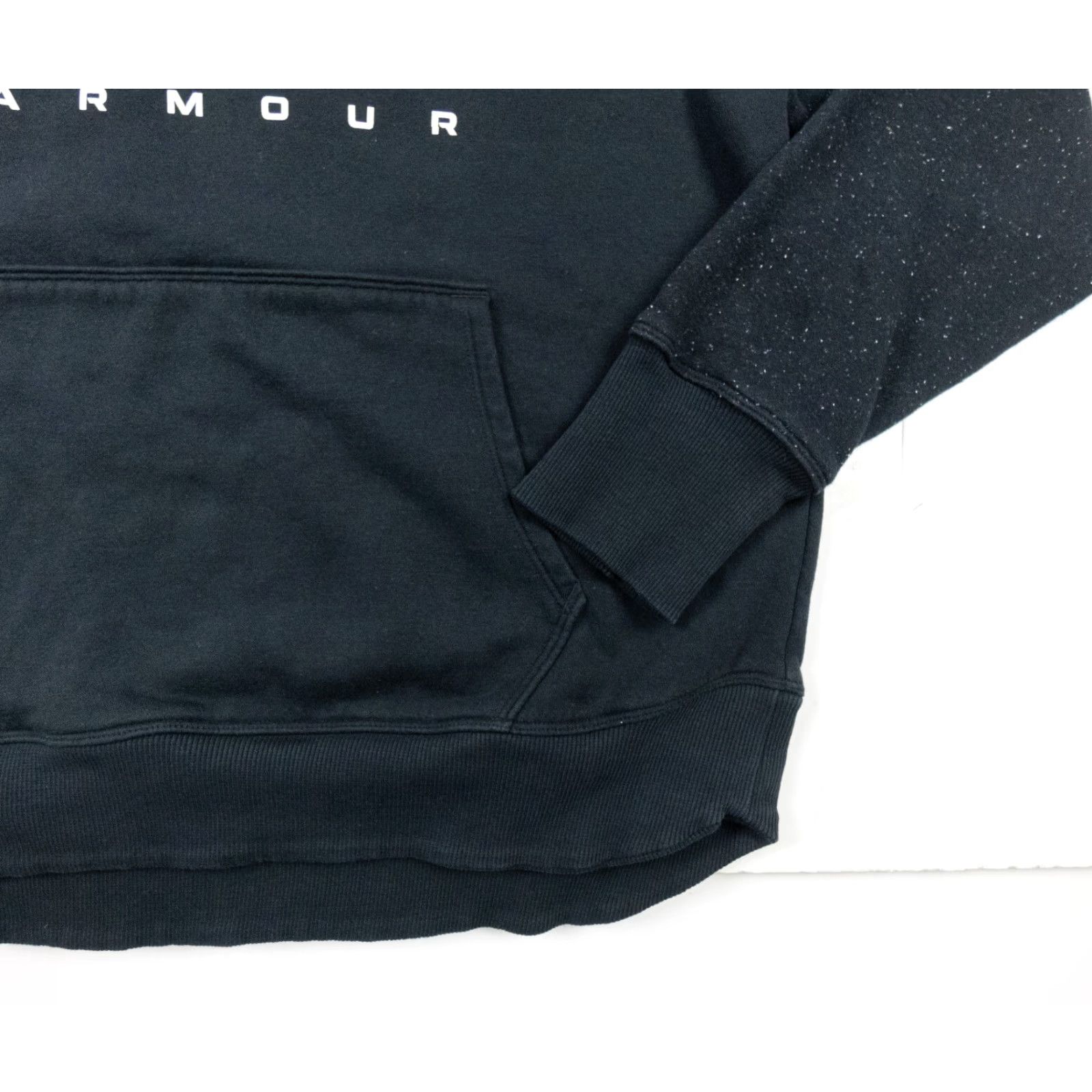 Under Armour Under Armour Women's Hoodie Sweatshirt - Pullover - Black - Size Small (S) - Fleece, Drawstring Hood, Logo - Casual Activewear Size S / US 4 / IT 40 - 4 Thumbnail