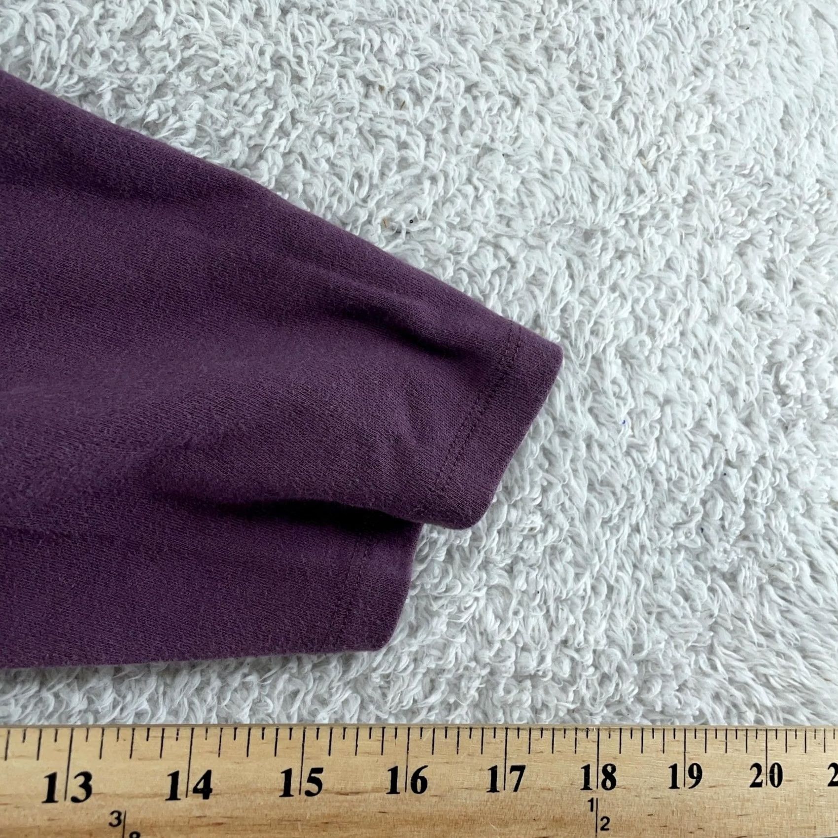 Vintage Roaman's Shirt Womens 4X Purple Pleated 3/4 Sleeve Pockets Tunic A-Line Size XXL / US 16-18 / IT 52-54 - 6 Thumbnail
