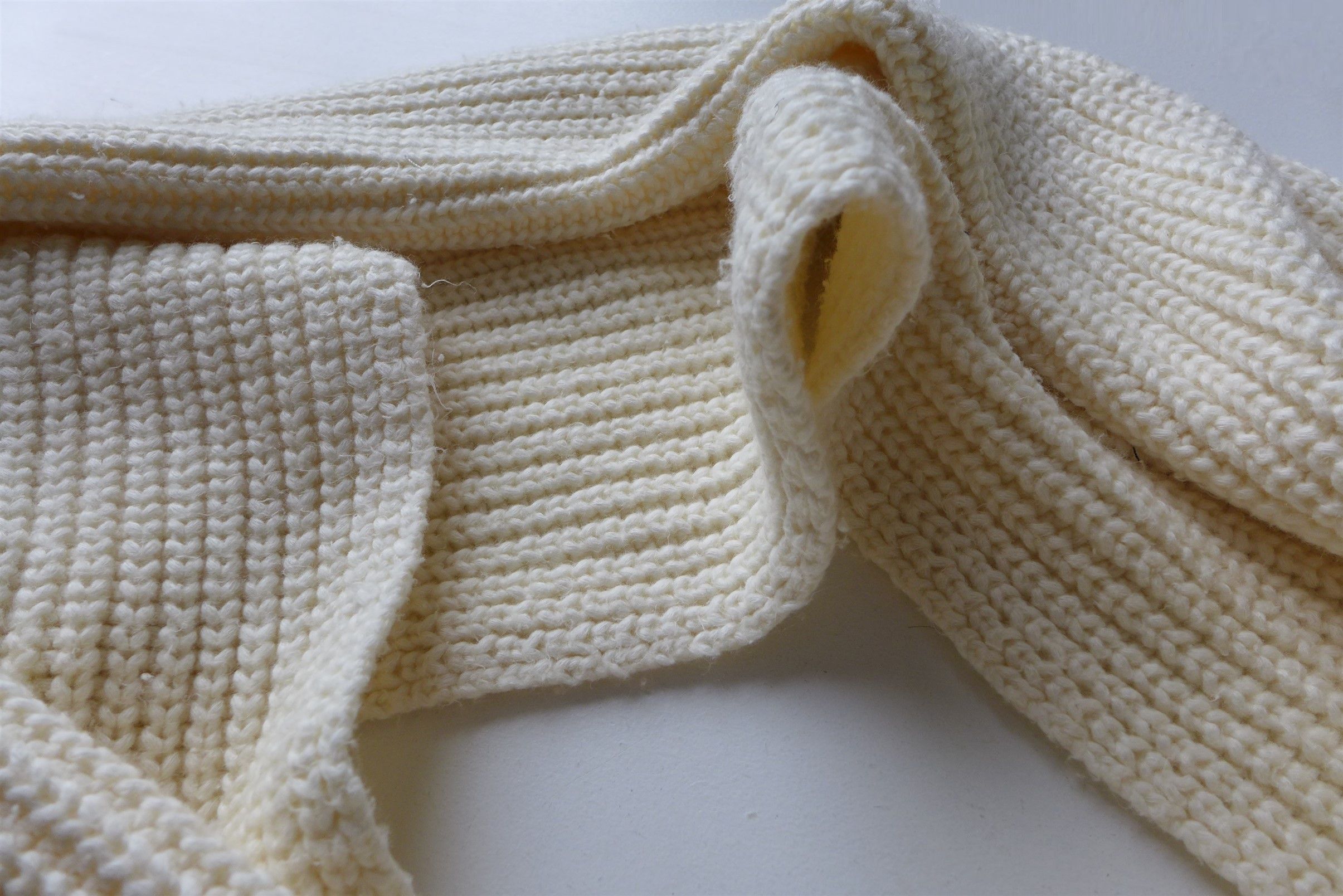 Our Legacy Our Legacy Grand Knitted Scarf - Natural Tousled Cotton Size ONE SIZE - 3 Thumbnail