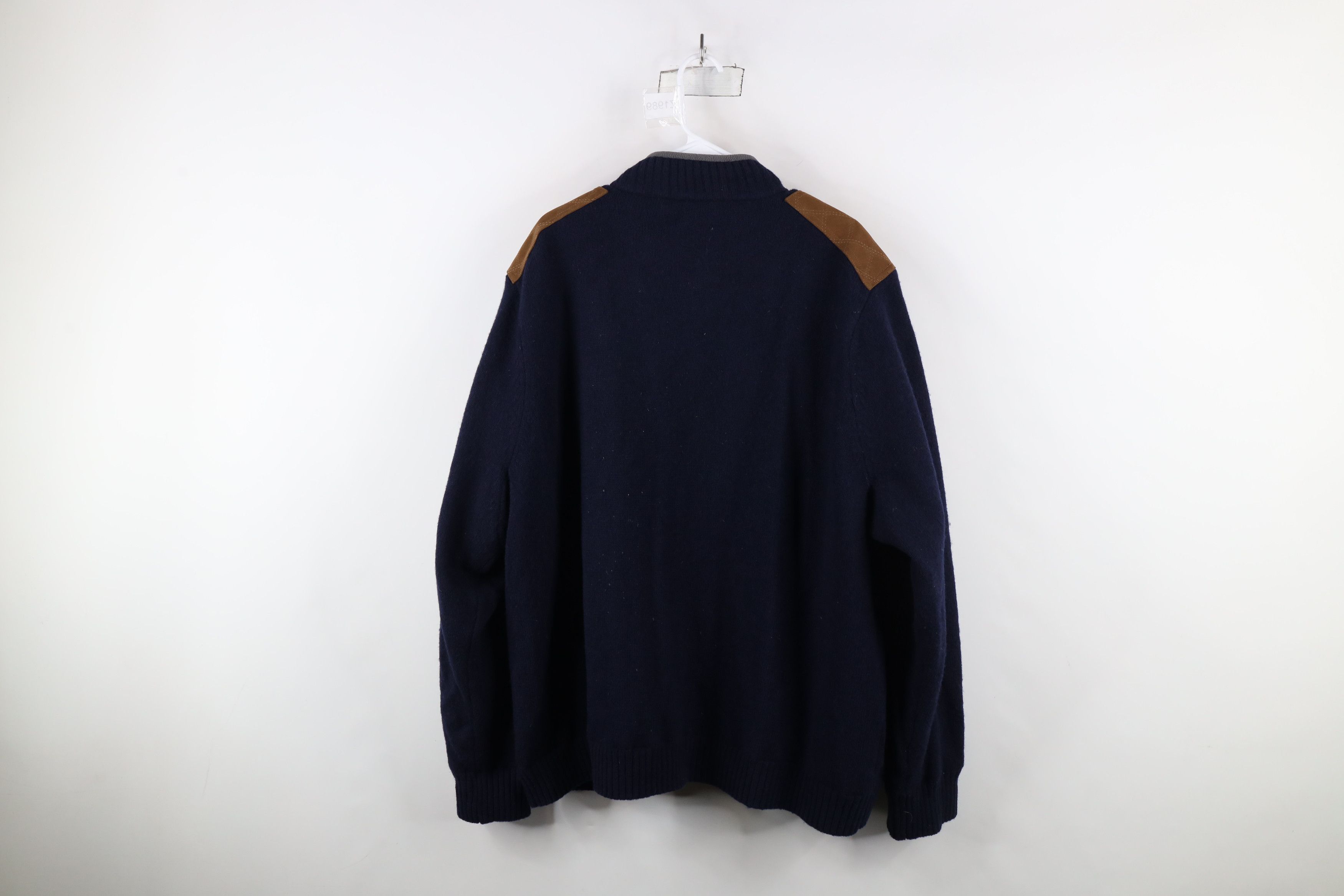Duluth Trading Company × Vintage Duluth Trading Co Shetland Wool Full Zip Sweater Jacket Blue Size US XXL / EU 58 / 5 - 12 Thumbnail
