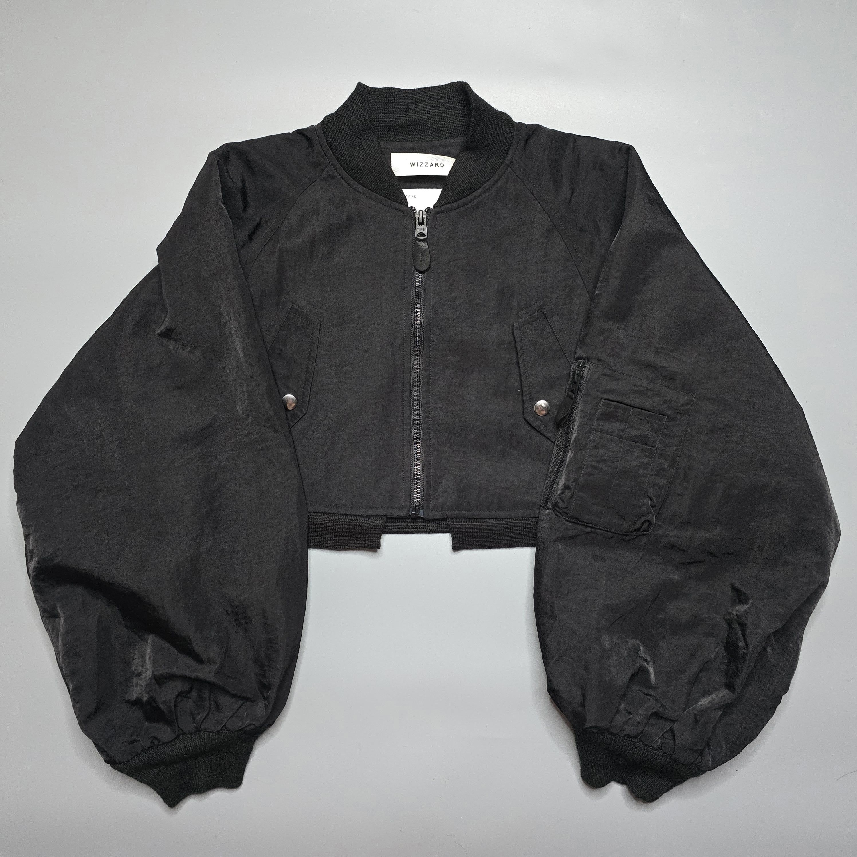 Japanese Brand Wizzard - Detachable Bomber Jacket (2in1) Size M / US 6-8 / IT 42-44 - 5 Thumbnail
