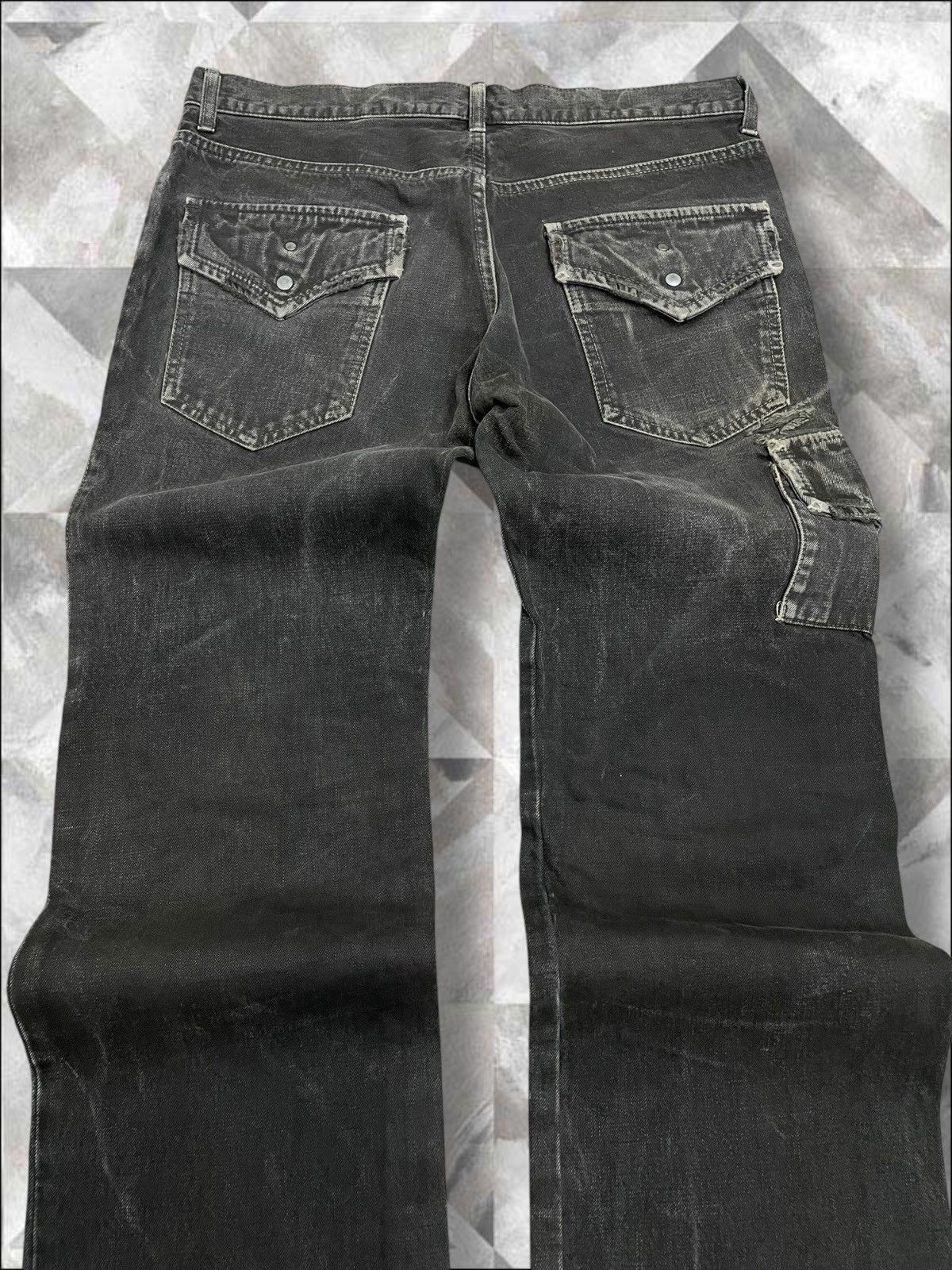 ABAHOUSE Vintage 1990s Japan Designer Abahouse Distressed Denim Size US 32 / EU 48 - 13 Thumbnail