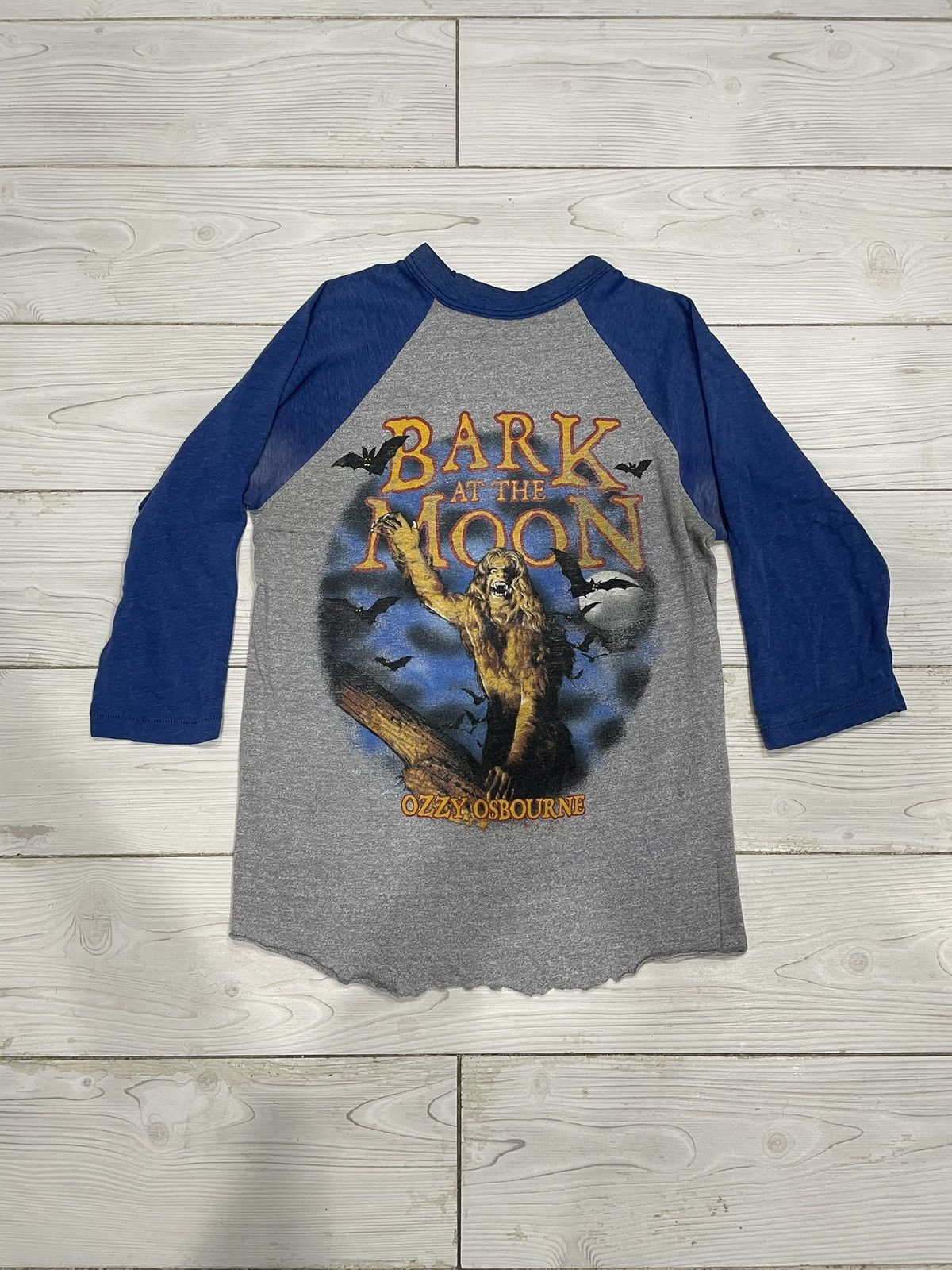 Other Ozzy Osbourne Bark At The Moon Tour Raglan Tee 🐺 🦇 🌙 ! Size US M / EU 48-50 / 2 - 1 Thumbnail