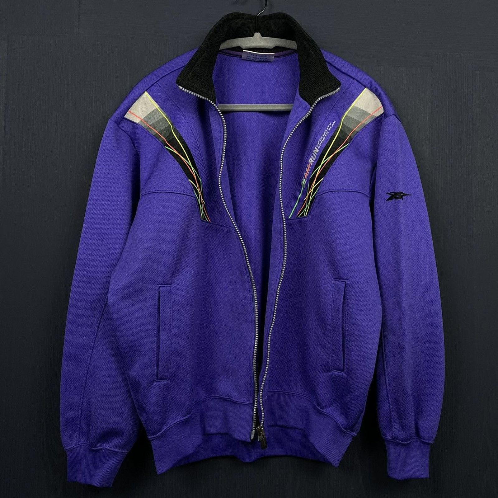 Harley Davidson × Japanese Brand × Vintage 🇯🇵’80s ASICS JAPAN Vintage Track Jacket Size US L / EU 52-54 / 3 - 5 Thumbnail