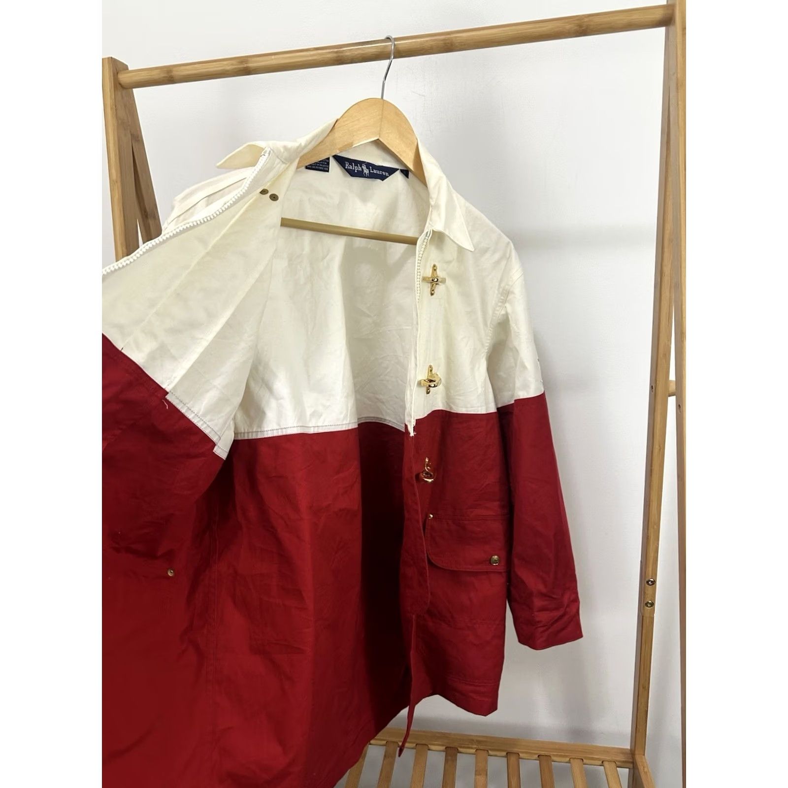 Ralph Lauren VTG 90s Polo Ralph Lauren RL Stadium Color Block Fireman Clasp Jacket S Men Size US S / EU 44-46 / 1 - 6 Thumbnail