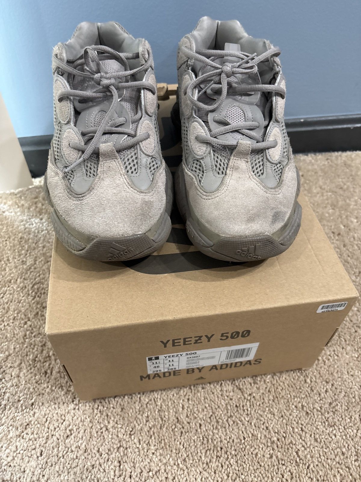 Adidas × Kanye West × Yeezy Yeezy 500 taupe light Size US 11 / EU 44 - 3 Thumbnail