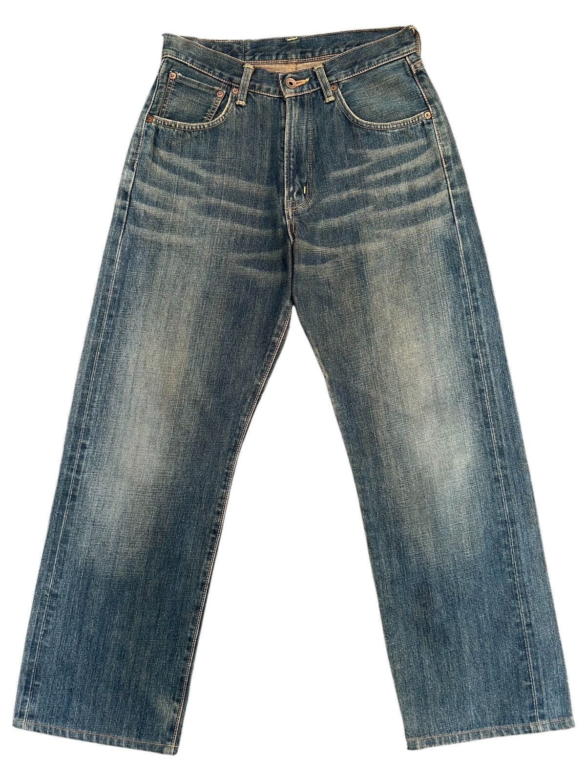 Kapital VINTAGE EDWIN 505 SELVEDGE BAGGY RUSTY DISTRESSED DENIM JEAN Size US 28 / EU 44 - 1 Thumbnail