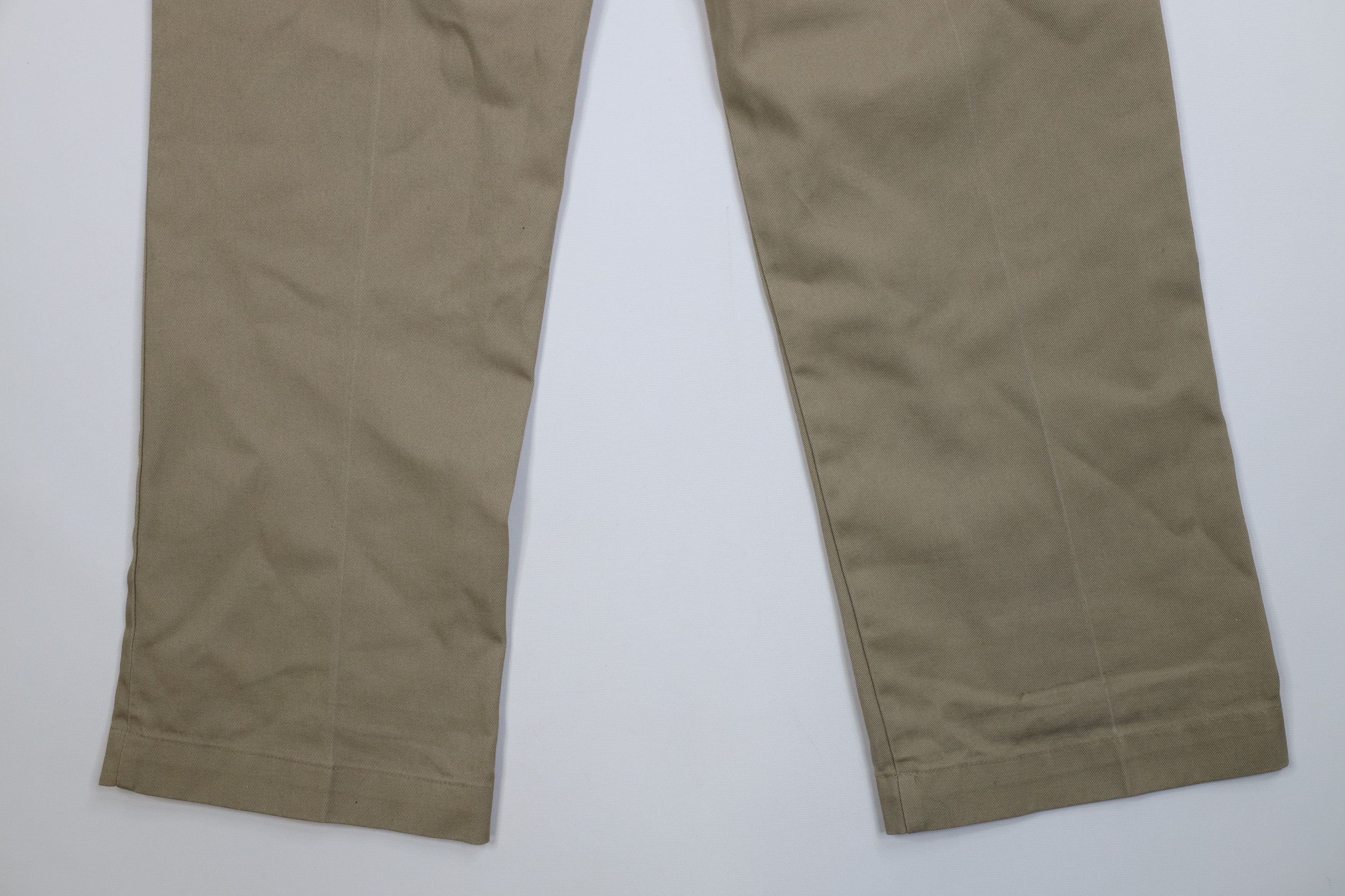 Dickies Vintage 70s Dickies Wide Leg Pants Workwear Beige USA Size US 32 / EU 48 - 11 Thumbnail