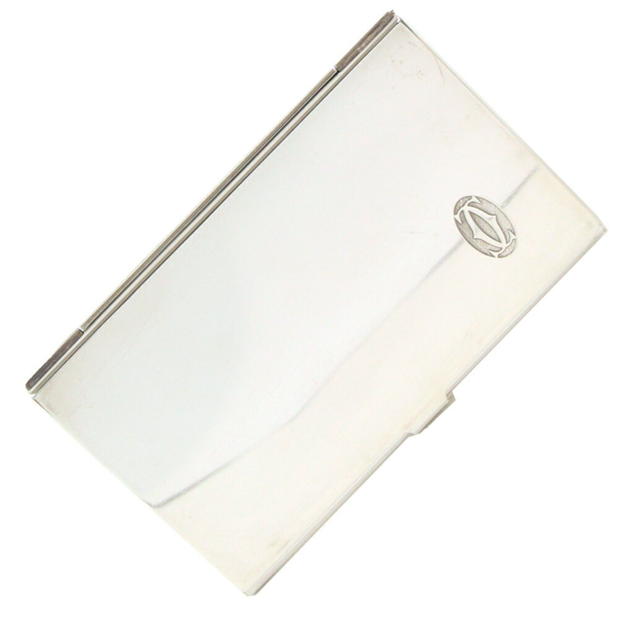 Cartier Cartier Business Card Holder T1220284 Silver SV Sterling 925 Case Men's Size ONE SIZE - 1 Thumbnail