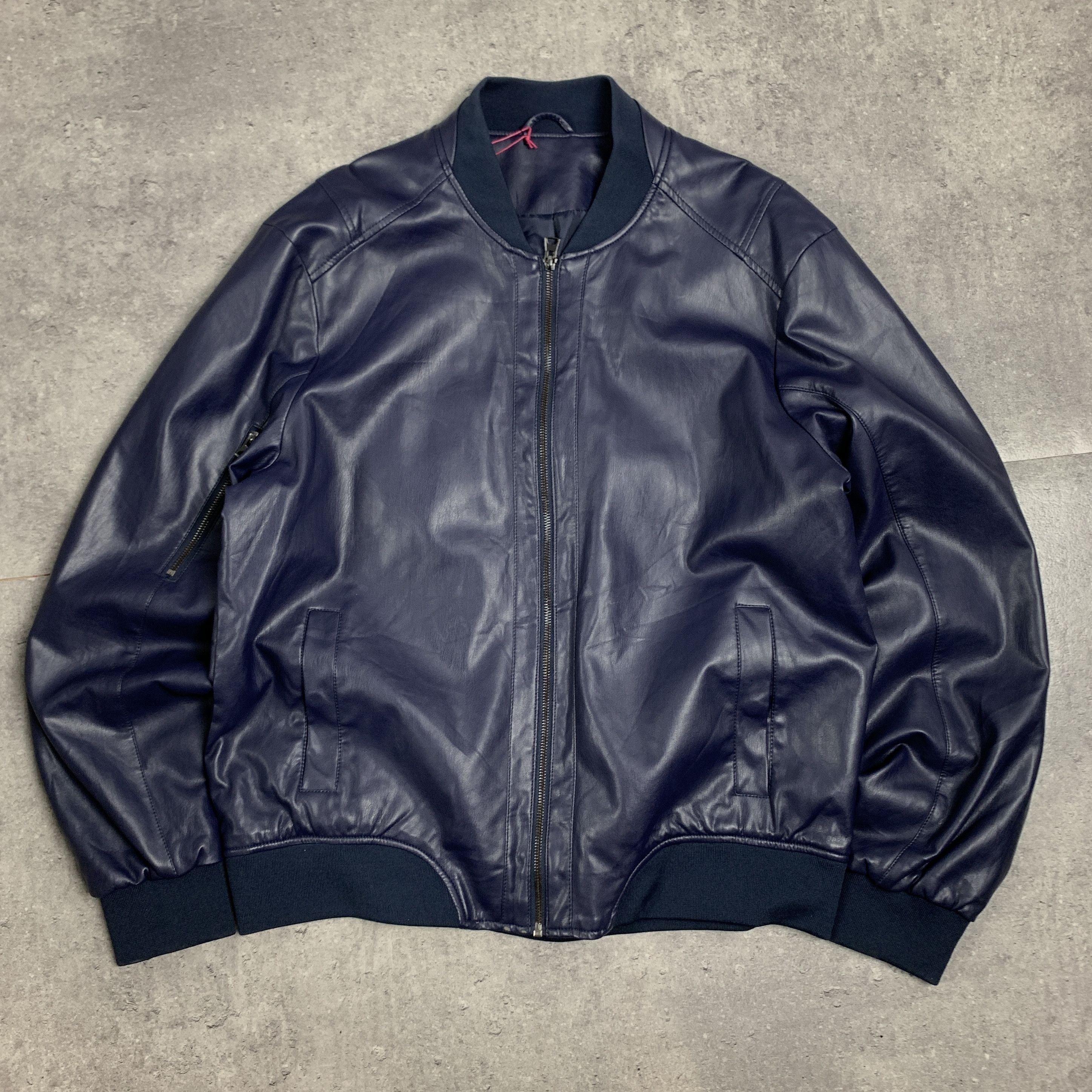 Designer × Trussardi Trussardi navy bomber - XL Size US XL / EU 56 / 4 - 1 Thumbnail