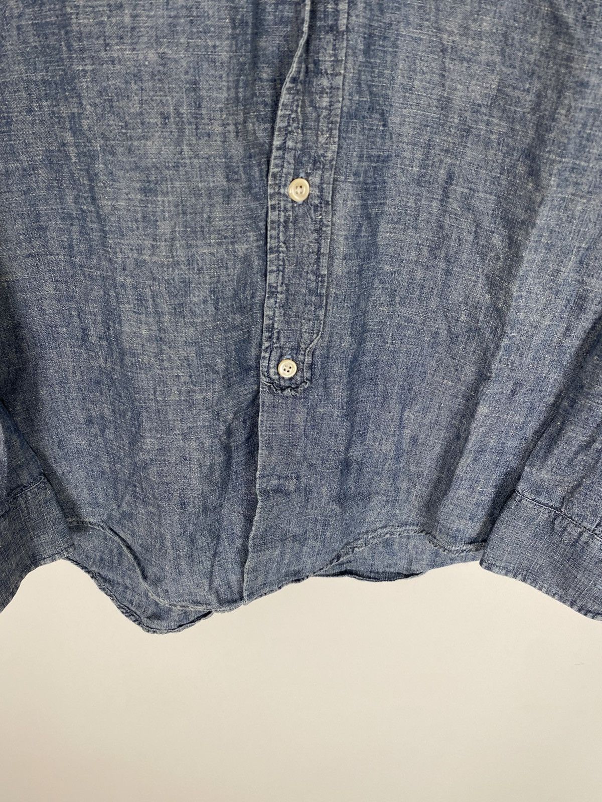 Our Legacy Our Legacy Blue Chambray 1940s Shirt Hemp Organic Cotton y2k Size US M / EU 48-50 / 2 - 8 Thumbnail