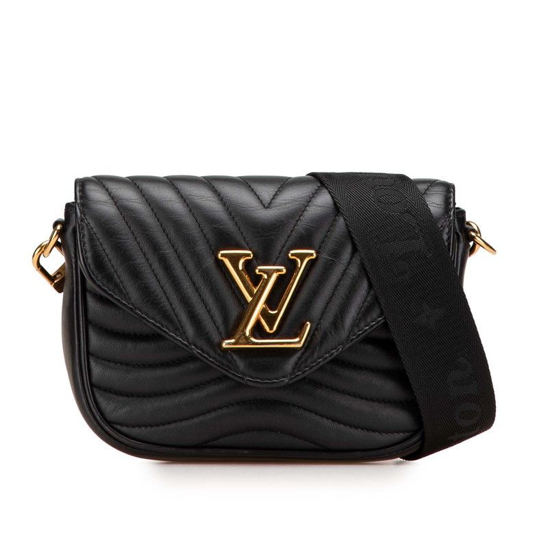 Louis Vuitton Louis Vuitton Multi Pochette New Wave Leather Shoulder Bag Leather Crossbody Bag M56461 DUTY FREE for USA