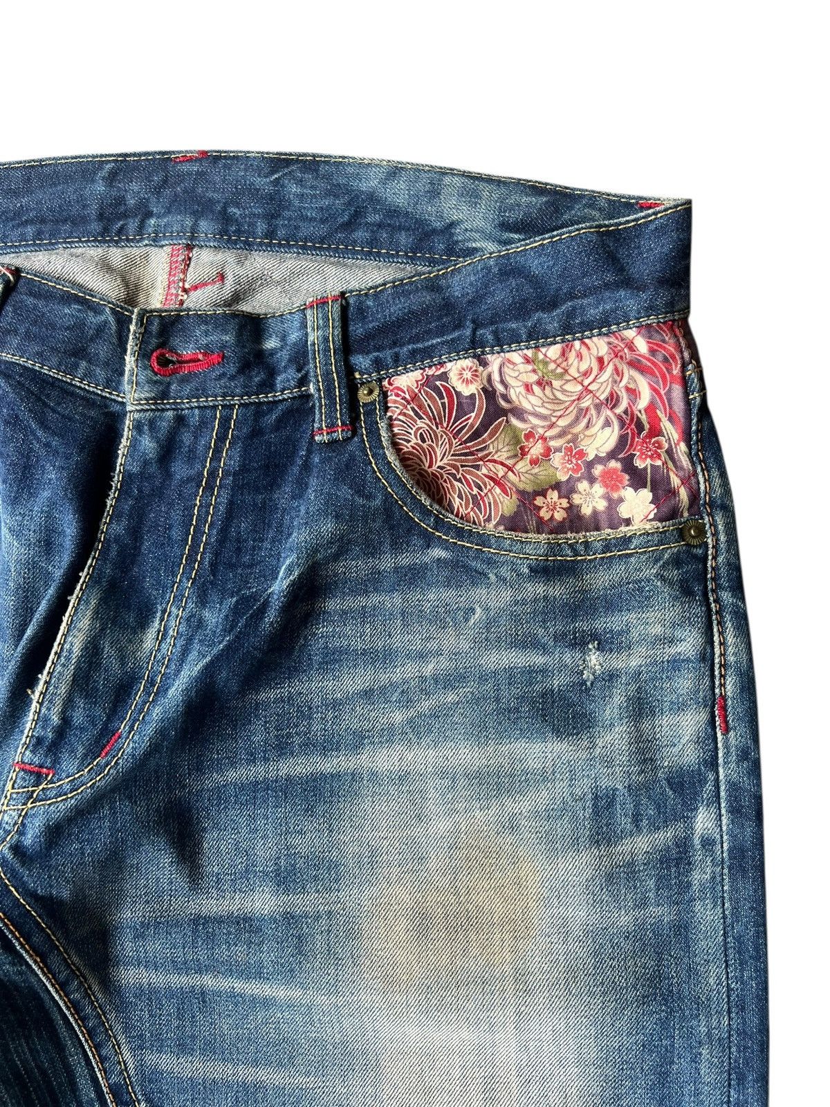 Eternal ETERNAL Distressed Aging Mud Hybrid Denim Loose Jeans Size US 34 / EU 50 - 11 Thumbnail