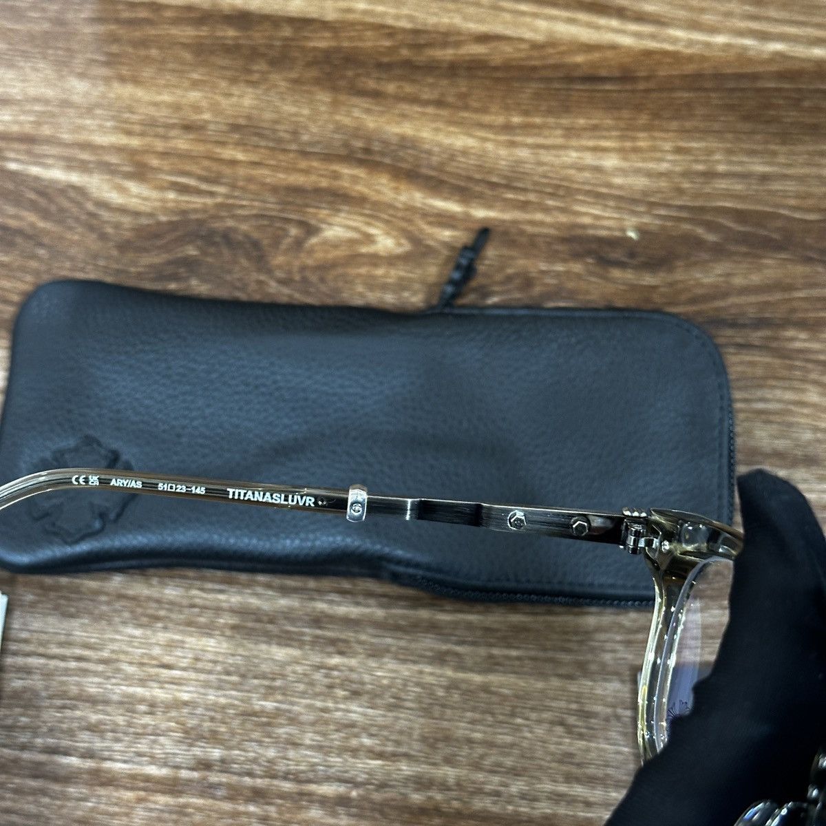 Chrome Hearts CHROME HEARTS TITANASLUVR EYEGLASSES Size ONE SIZE - 8 Thumbnail