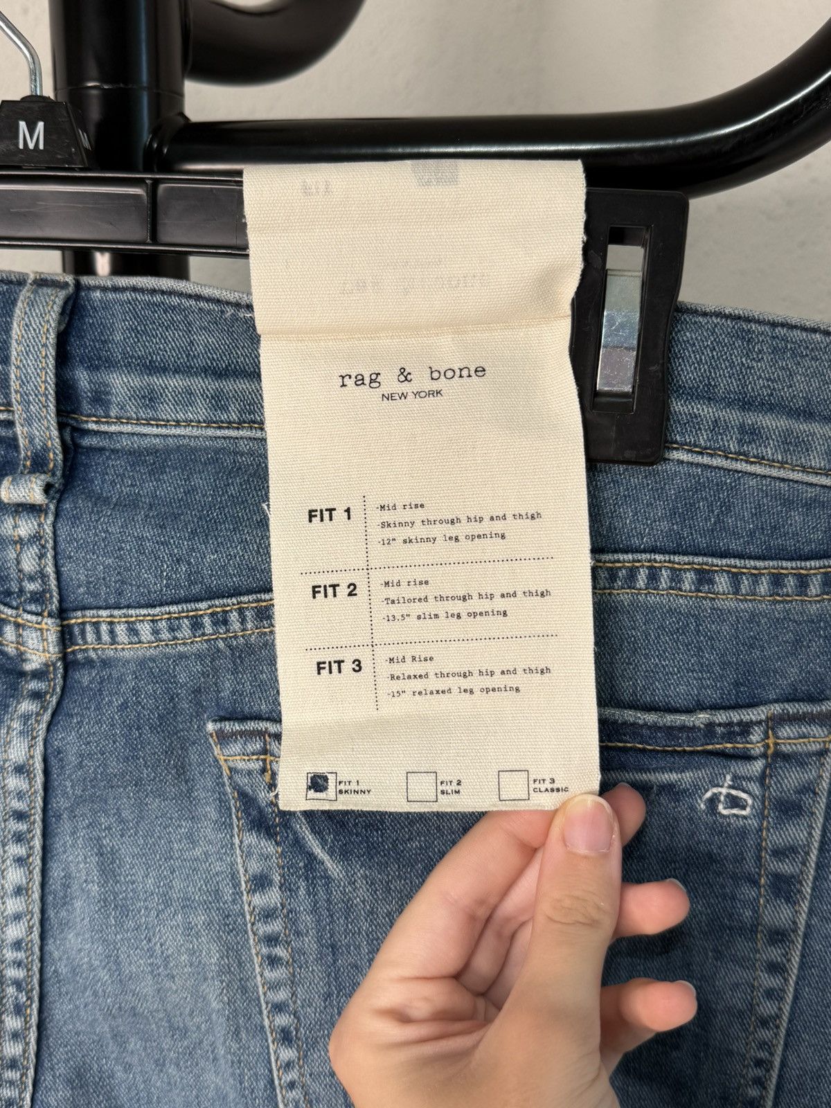 Rag & Bone Rag & Bone Fit 1 Skinny Jeans Size US 32 / EU 48 - 4 Thumbnail