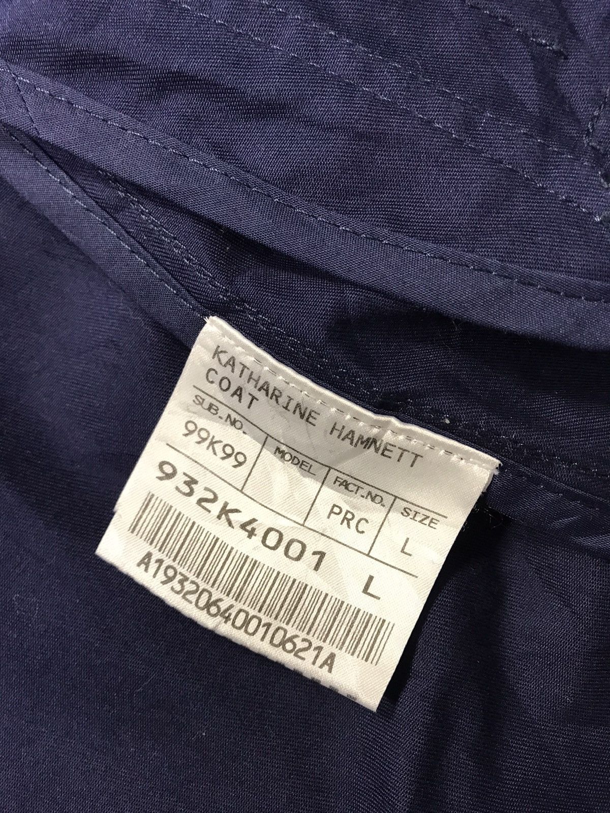 Katharine Hamnett London 90s Katharine Hamnett London Mongomery Brisbane Trench Coat Size M / US 6-8 / IT 42-44 - 8 Thumbnail