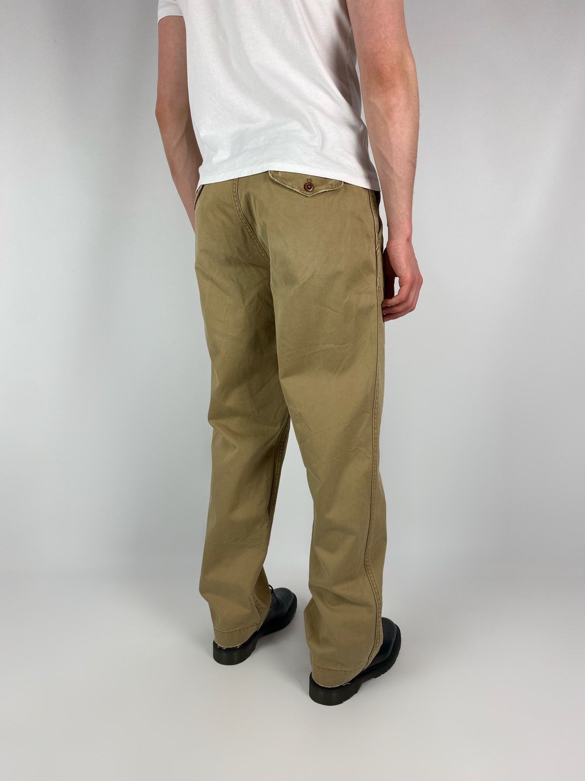 Polo Ralph Lauren 2000’s Vintage Distressed Polo Ralph Lauren Officer Chino Size US 32 / EU 48 - 2 Thumbnail