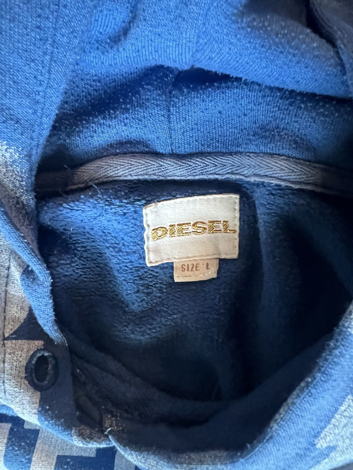 Diesel Diesel All Over Print Hoodie Size US L / EU 52-54 / 3 - 4 Thumbnail