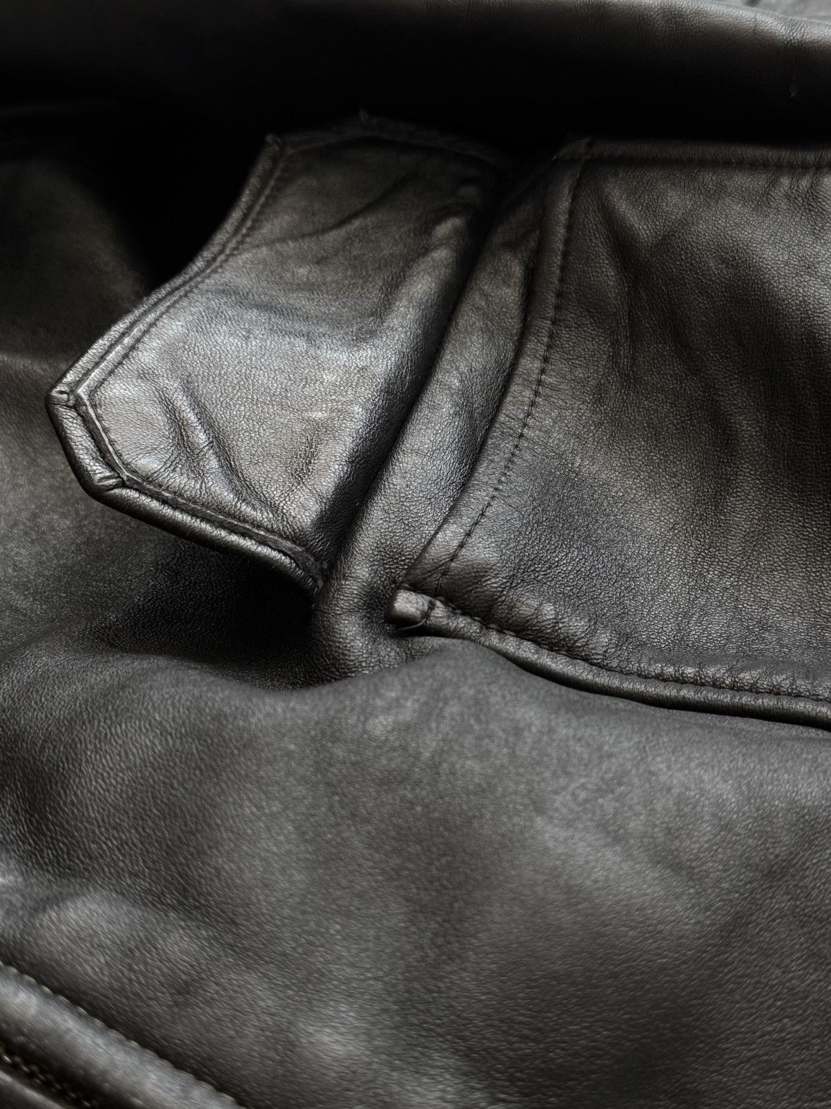 Vintage Vintage 1960s Mongolian 'WICO' Zip Leather Jacket Size US M / EU 48-50 / 2 - 7 Thumbnail
