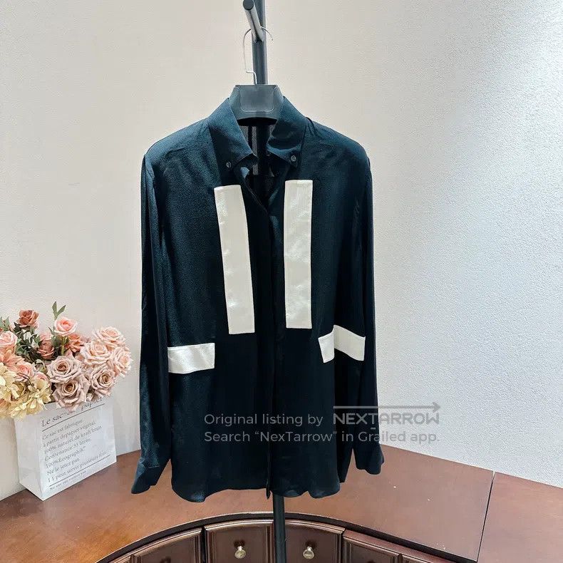 Givenchy Givenchy Size36 Black Shirt Size 36 Highly Designed Size US M / EU 48-50 / 2 - 1 Thumbnail