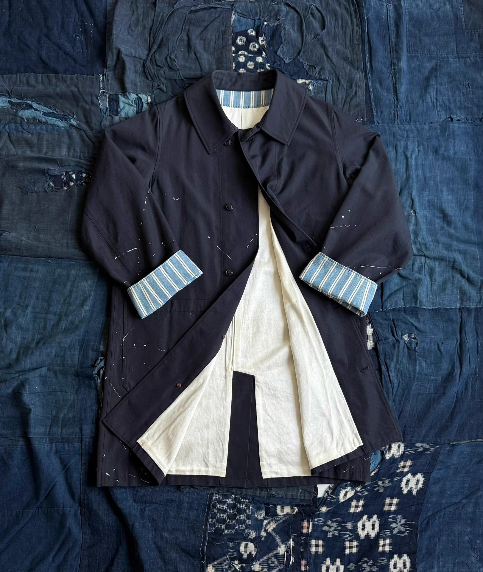 Visvim VISVIM 20AW GREASE MONKEY COAT (W/L) Blue M Size US M / EU 48-50 / 2 - 2 Thumbnail